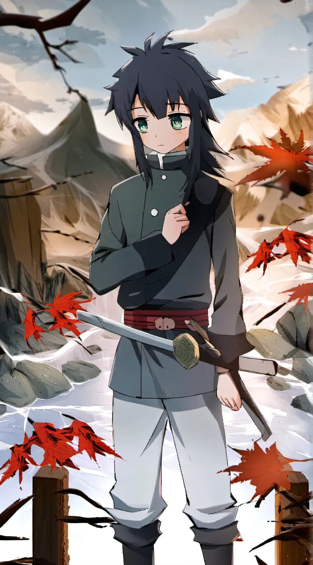 ai character: new hashira😒 background