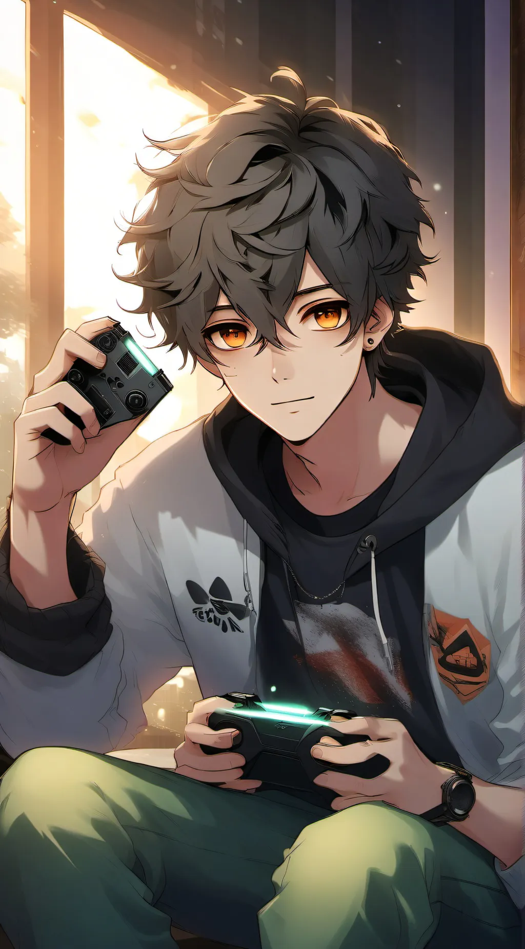 ai character: Leo background