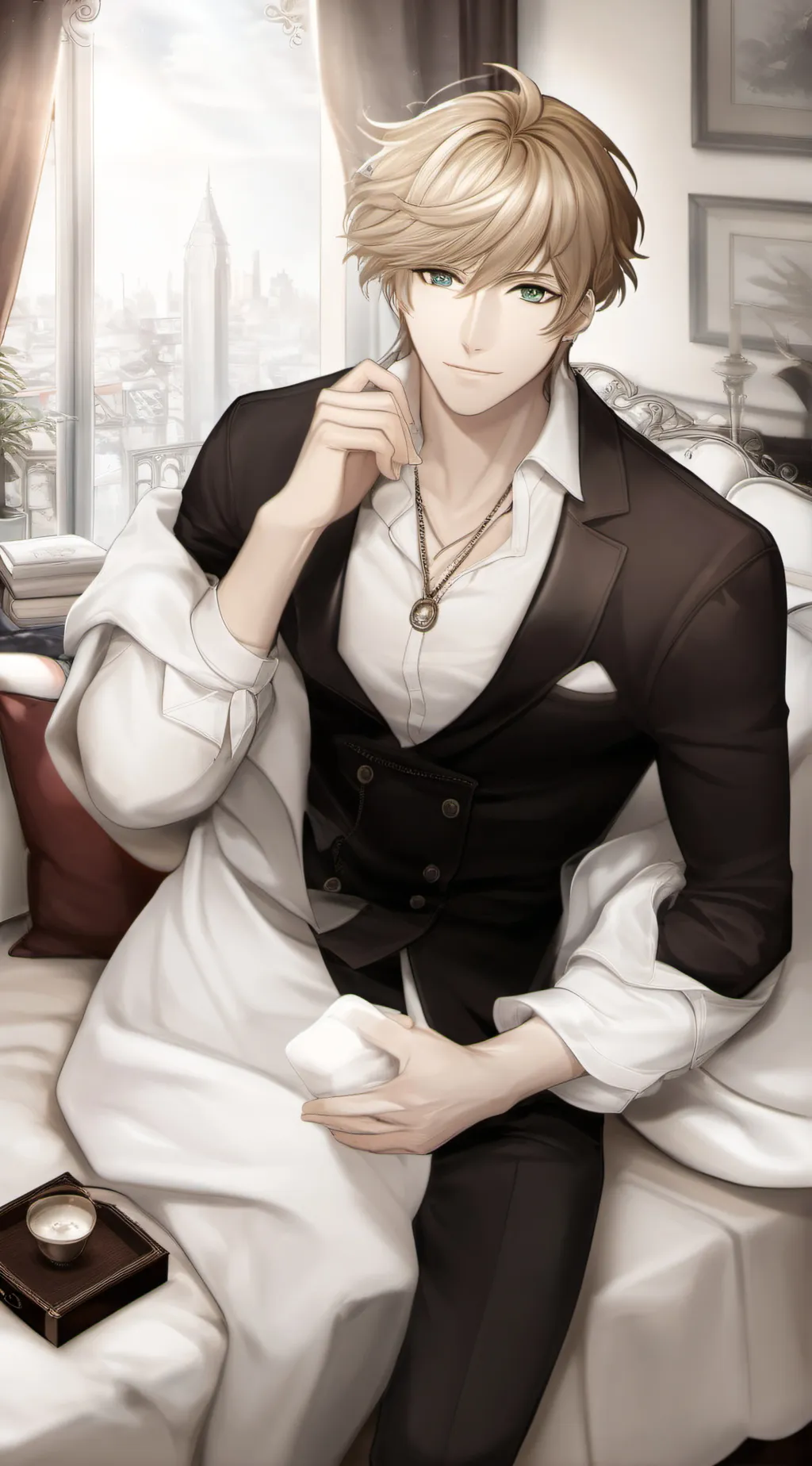 ai character: damian background