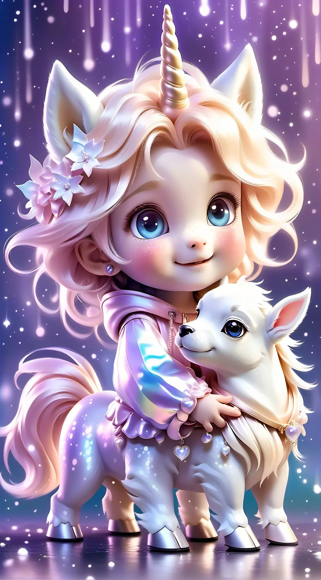 ai character: Baby help her background