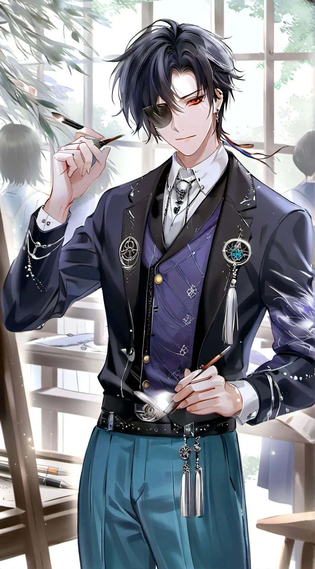 ai character: Zach background