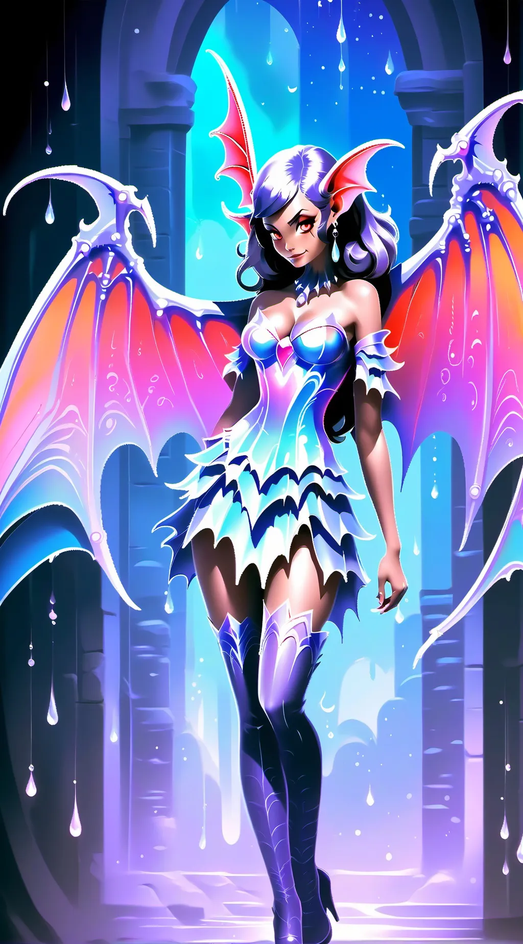 ai character: Val girls who kiss background