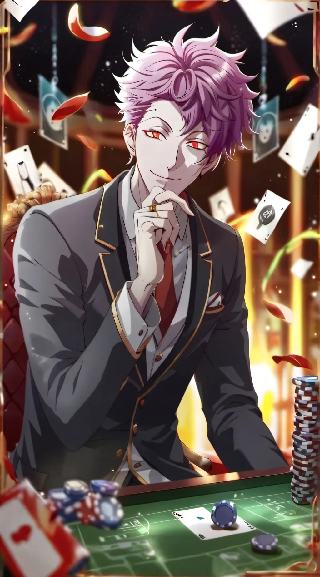 ai character: Hisoka Morow background