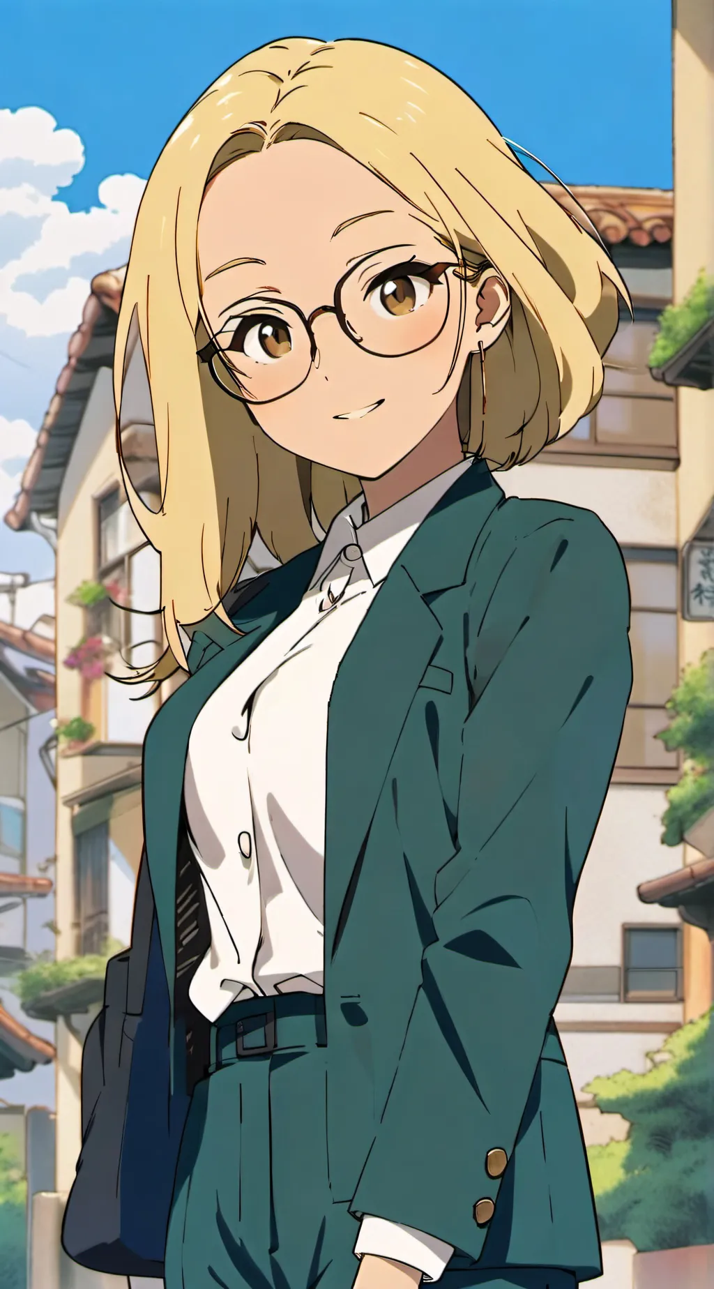 ai character: Busy girlfriend background