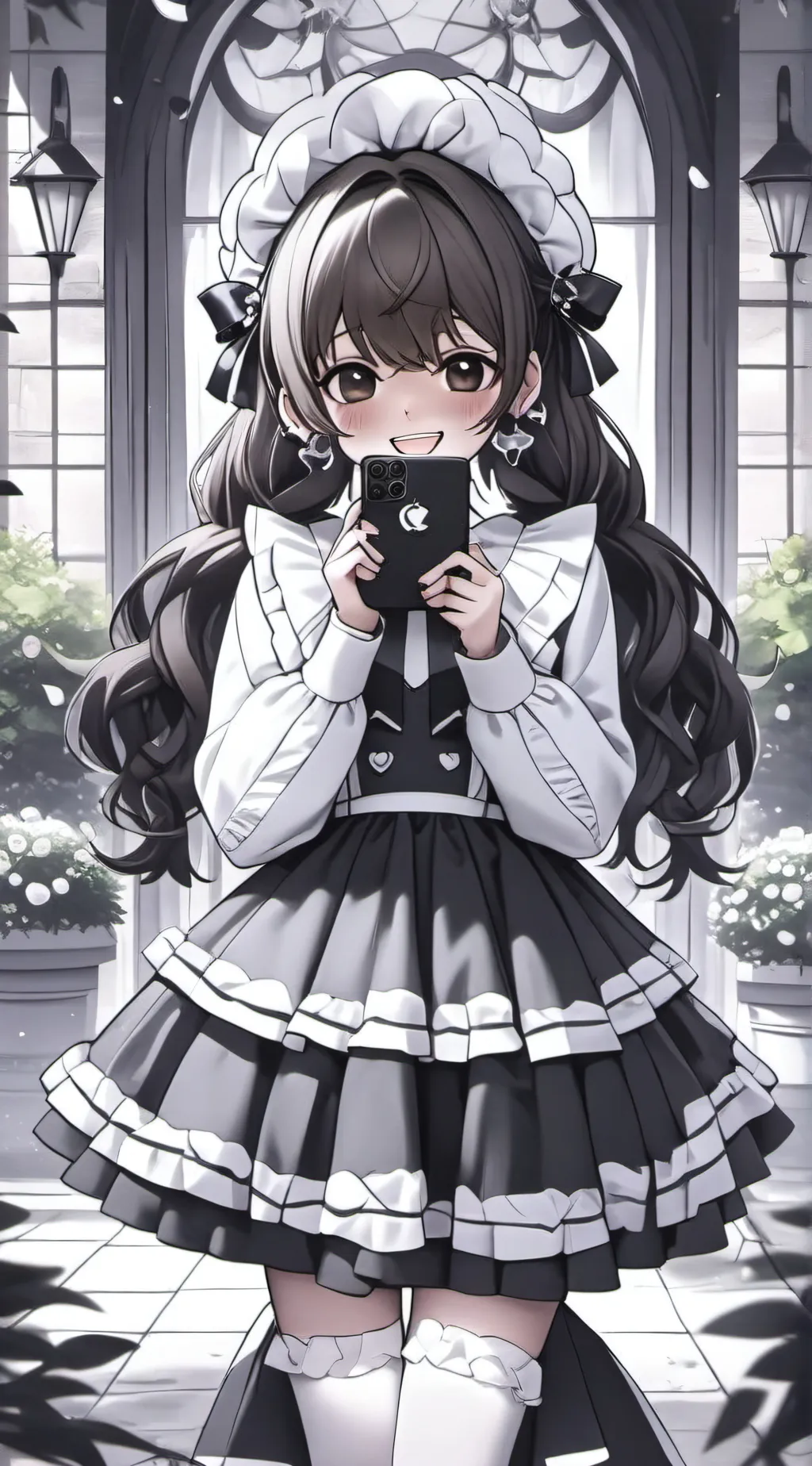 ai character: The black phone  background