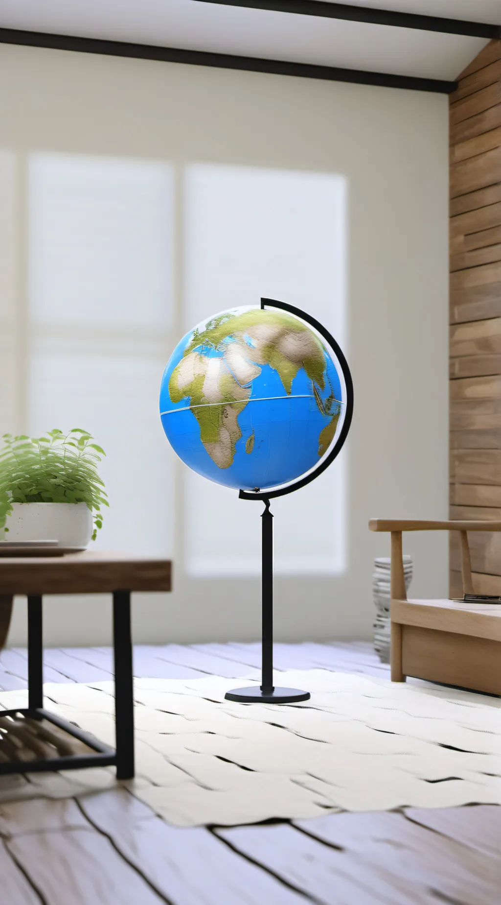 ai character: number world background