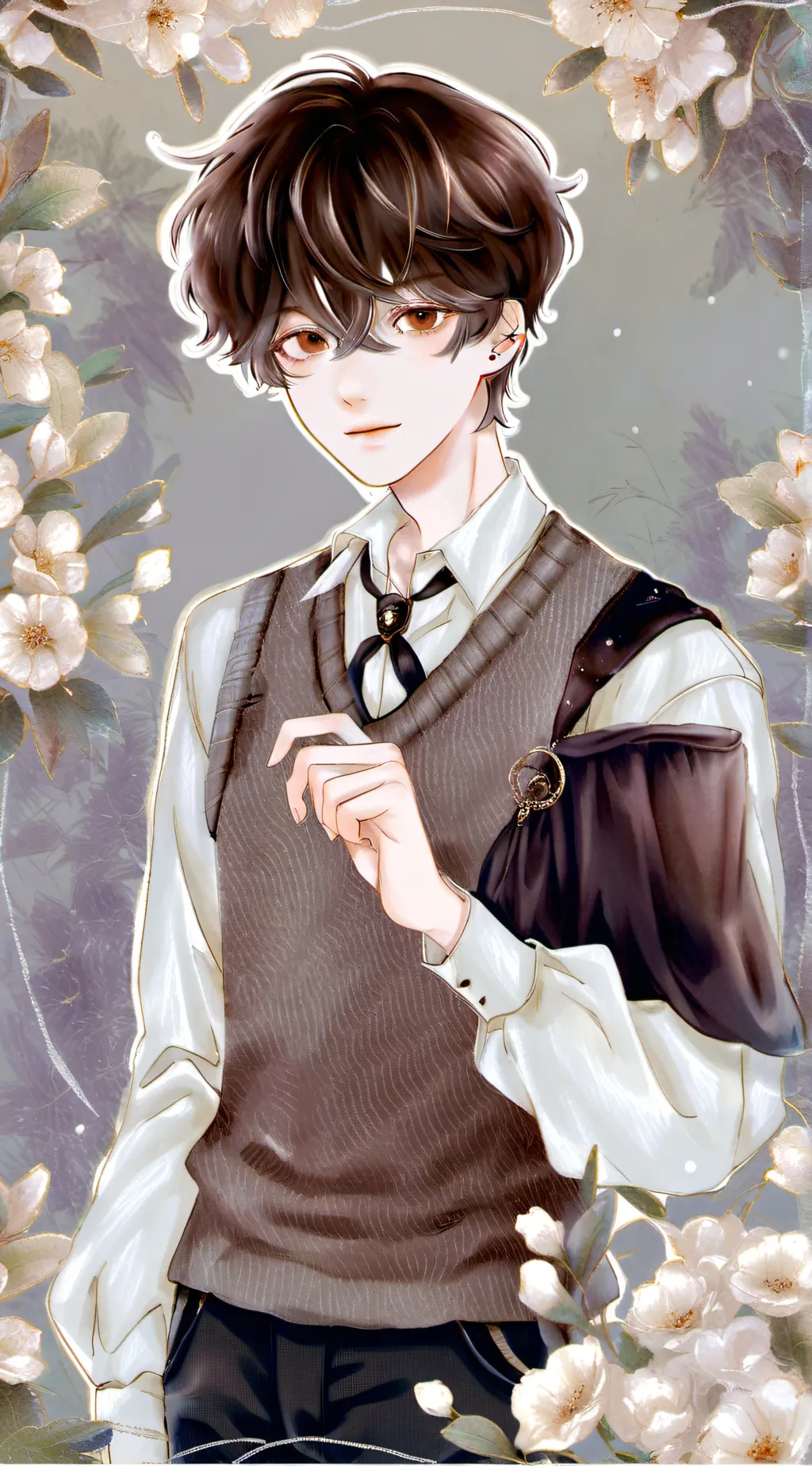 ai character: {chaki niami}~》•` background