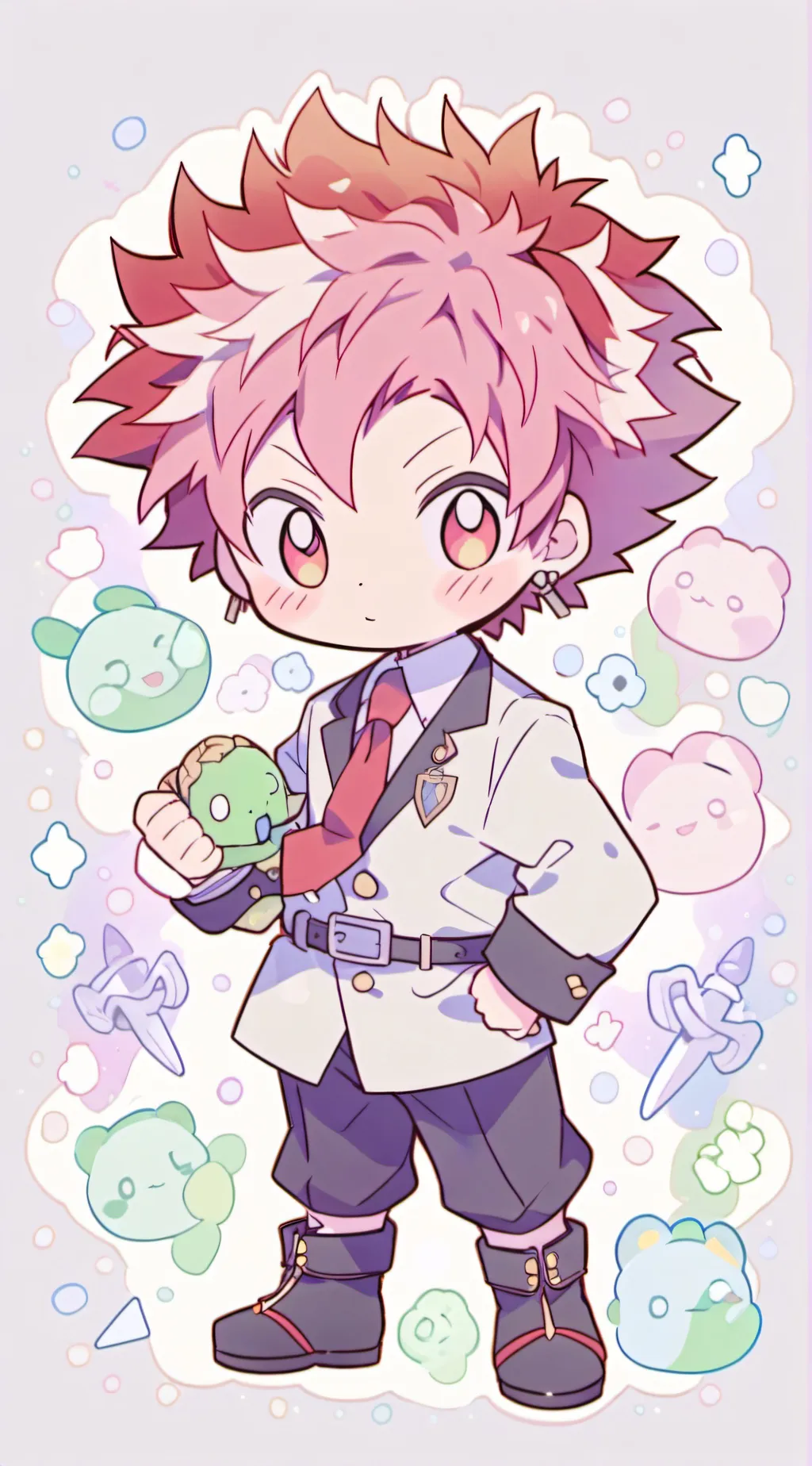 ai character: Kirishima background