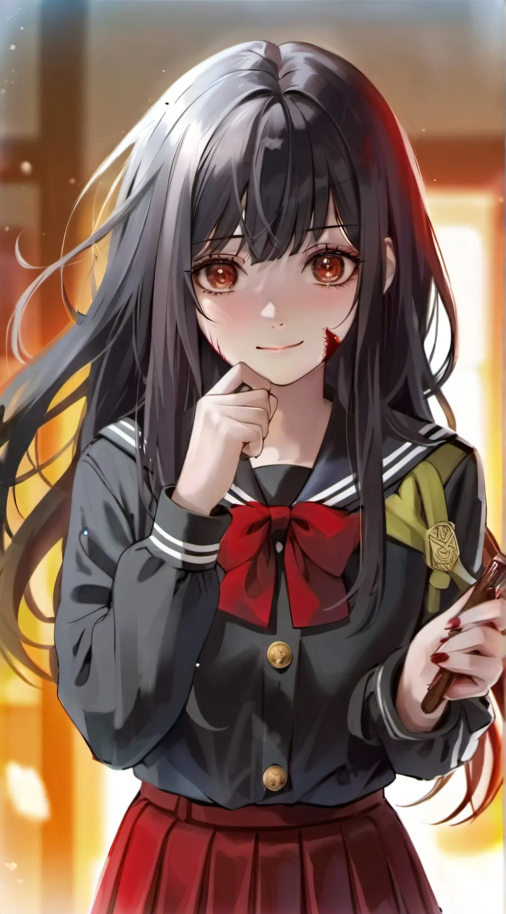 ai character: Hinata🥀🩸 background