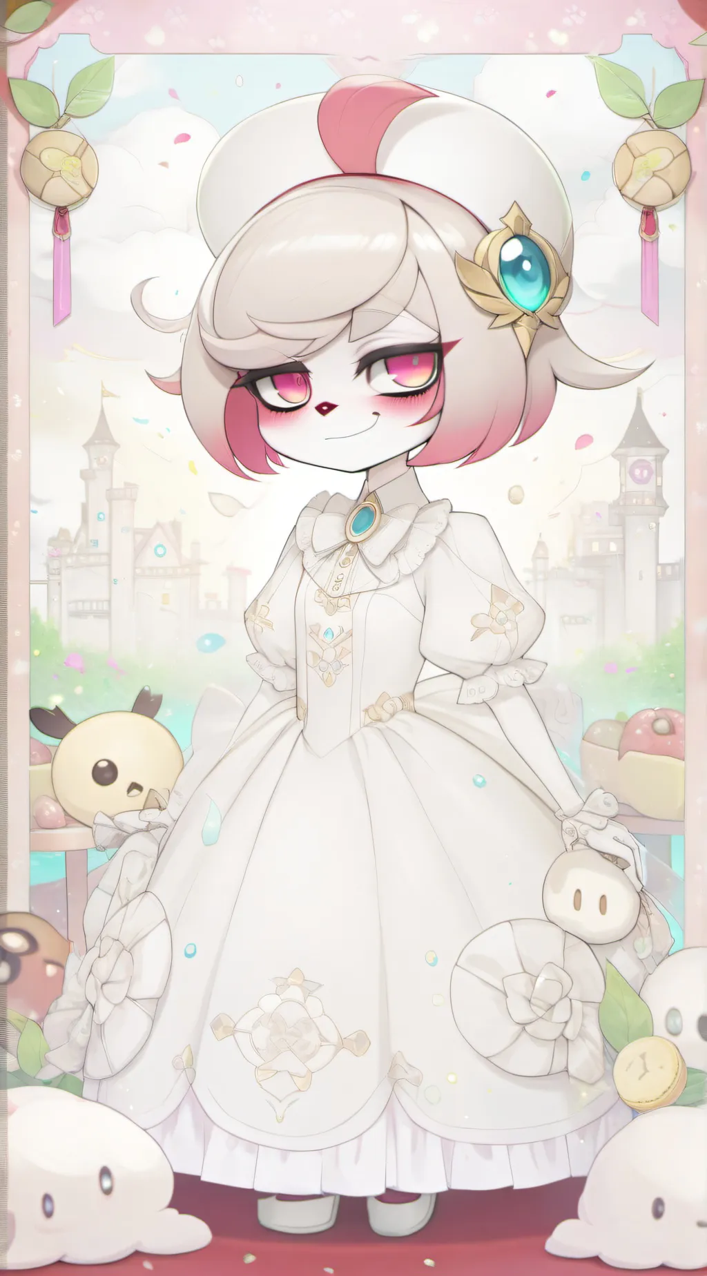 ai character: Angel Dust HH background