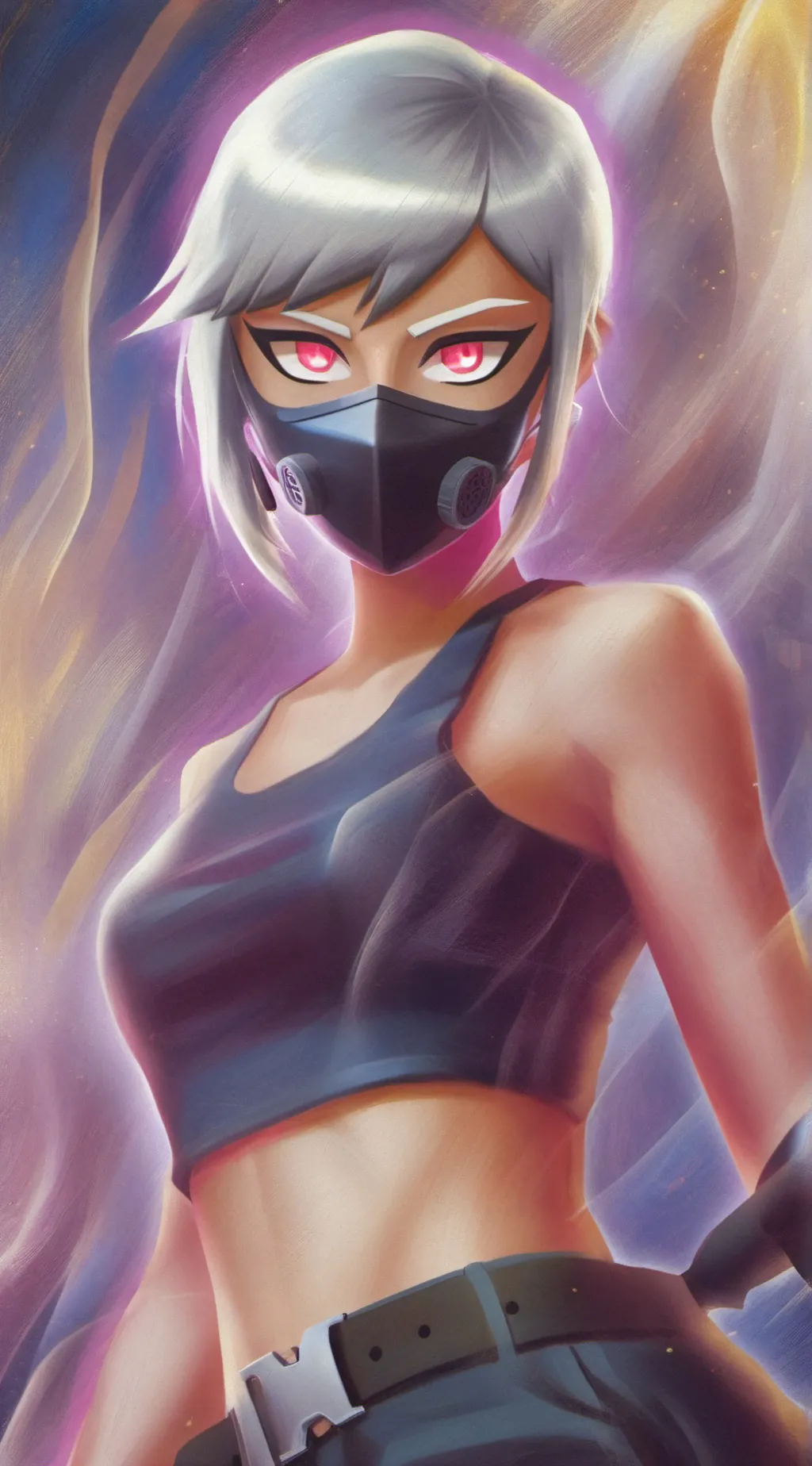 ai character: Mutique background