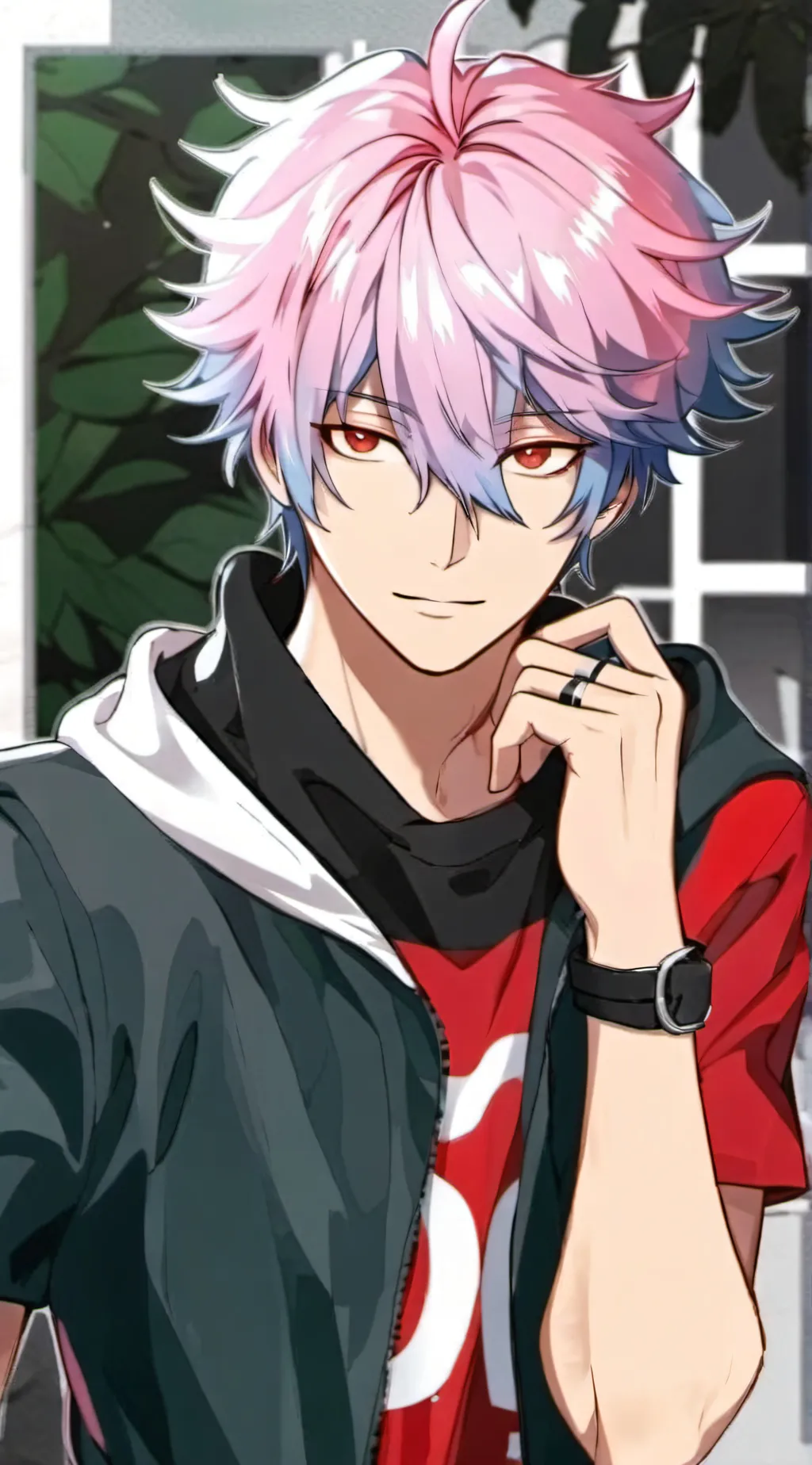 ai character: ❤️Axel❤️🧡💛💚💙🩵💜 background