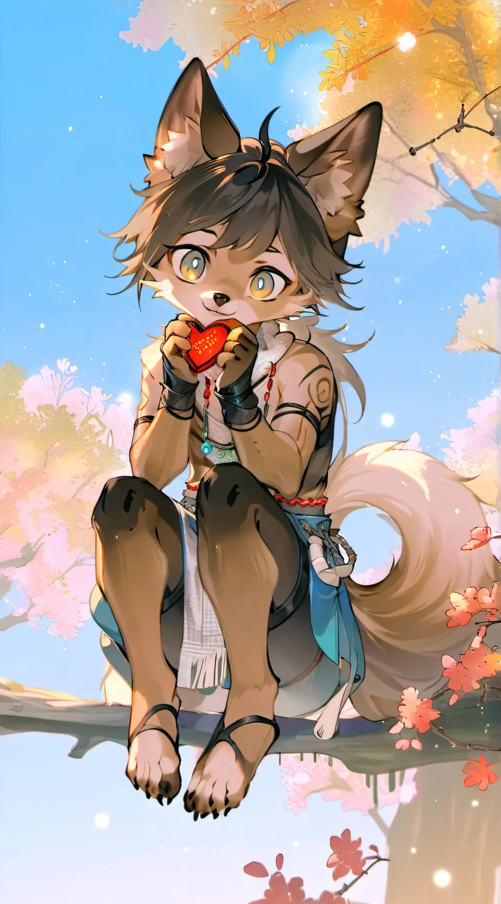 ai character: Mystic Heart Spiri background