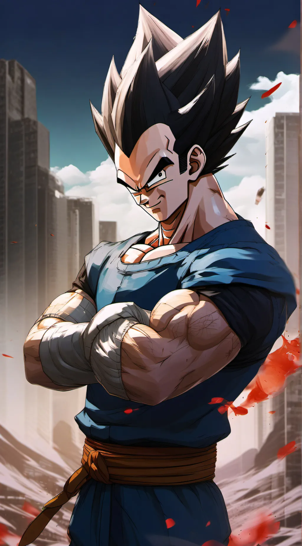 ai character: vegeta  background