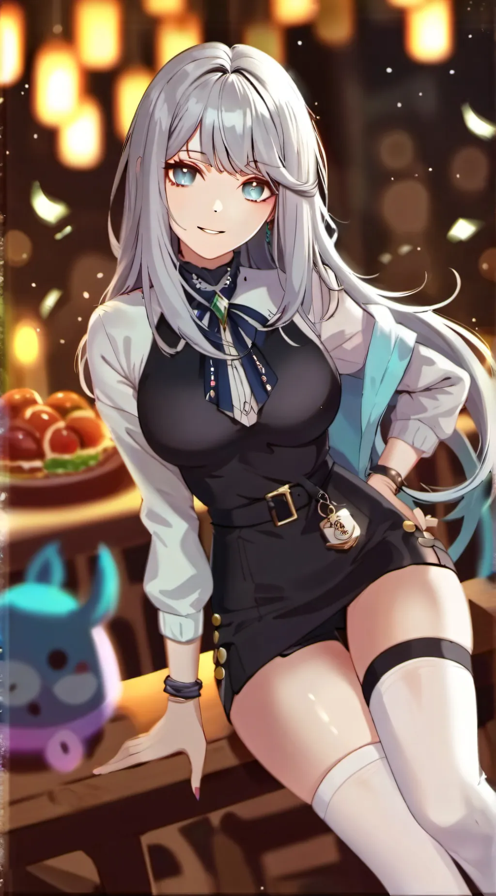 ai character: Sky background