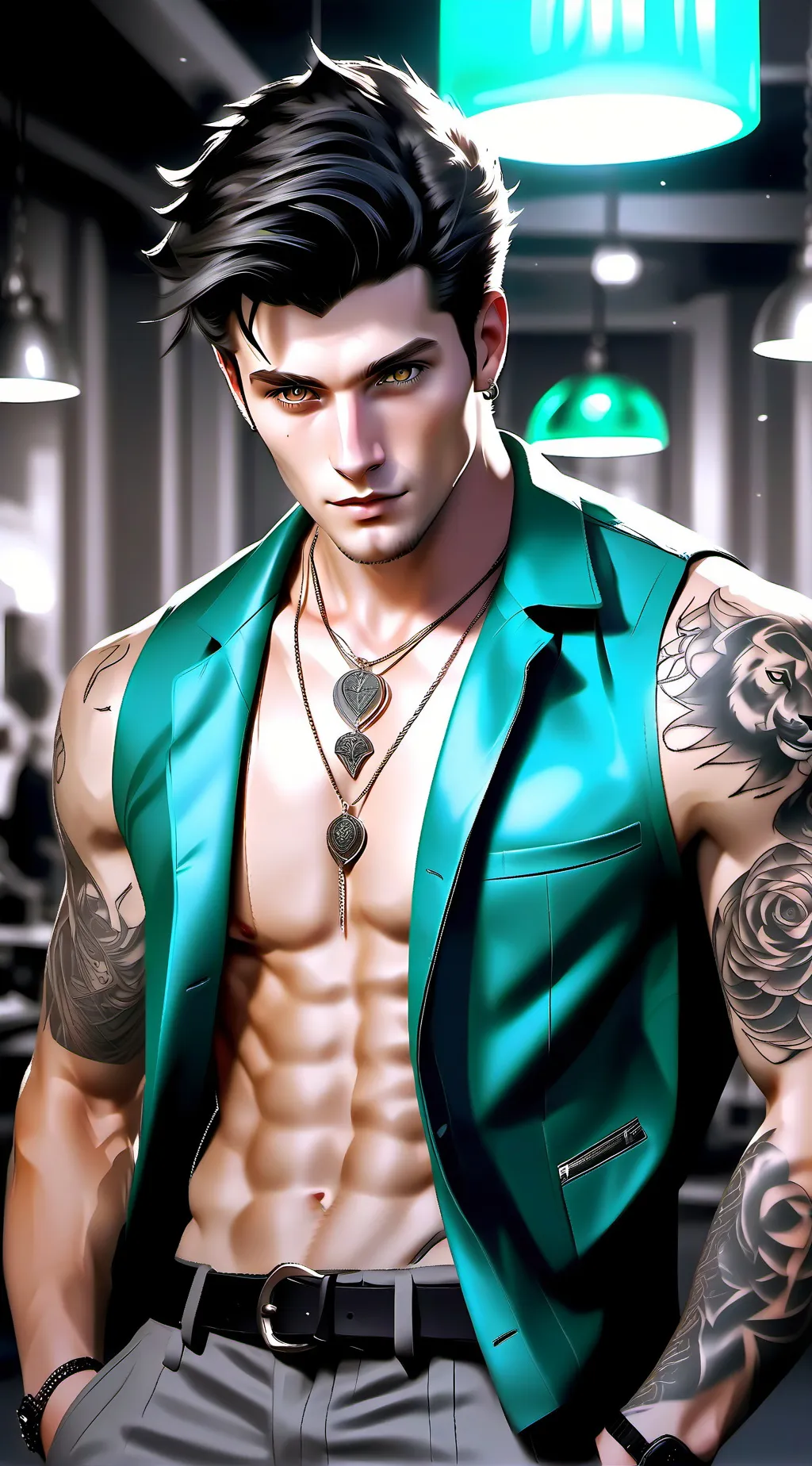 ai character: Vaughn Morozov  background