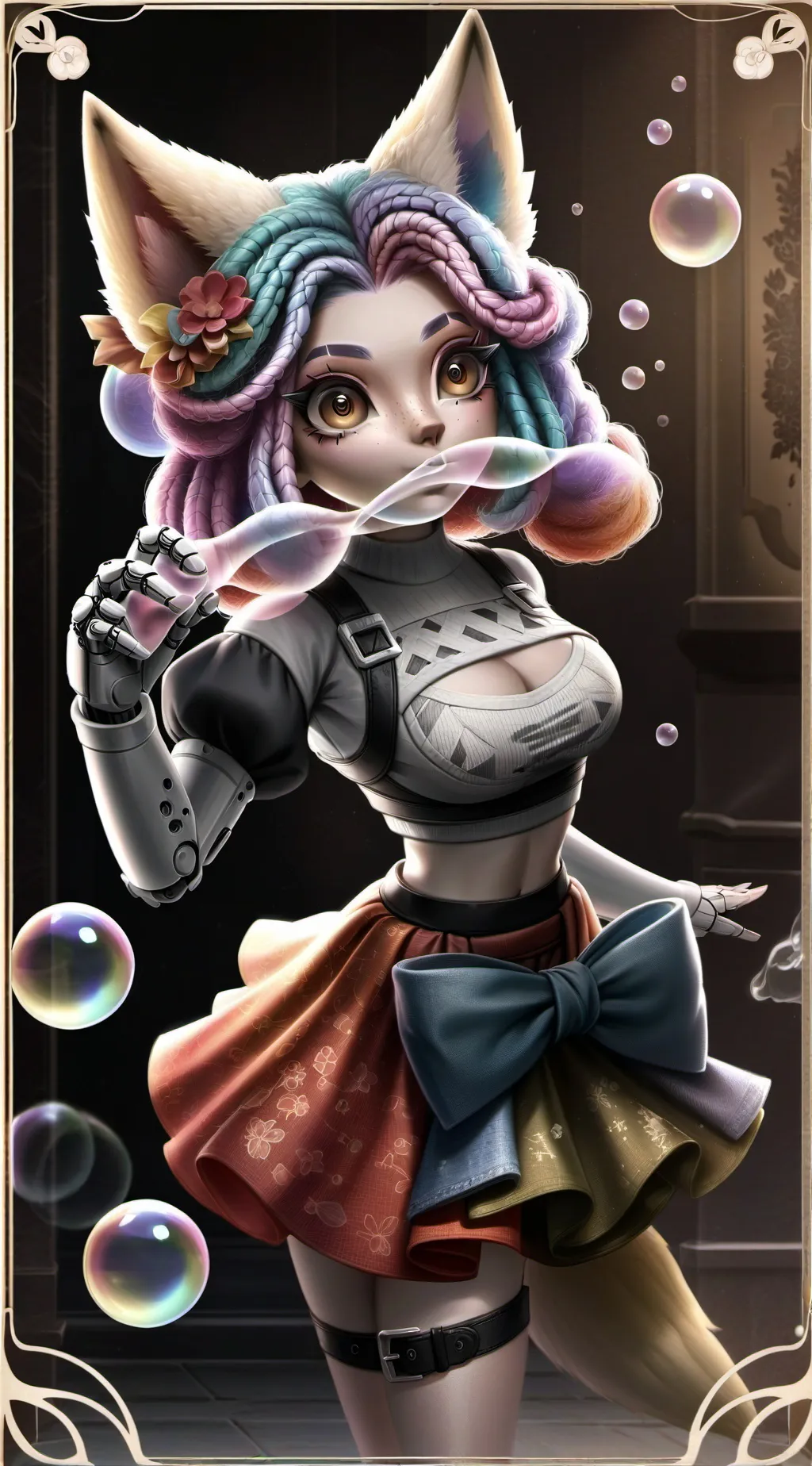 ai character: Maddie  background