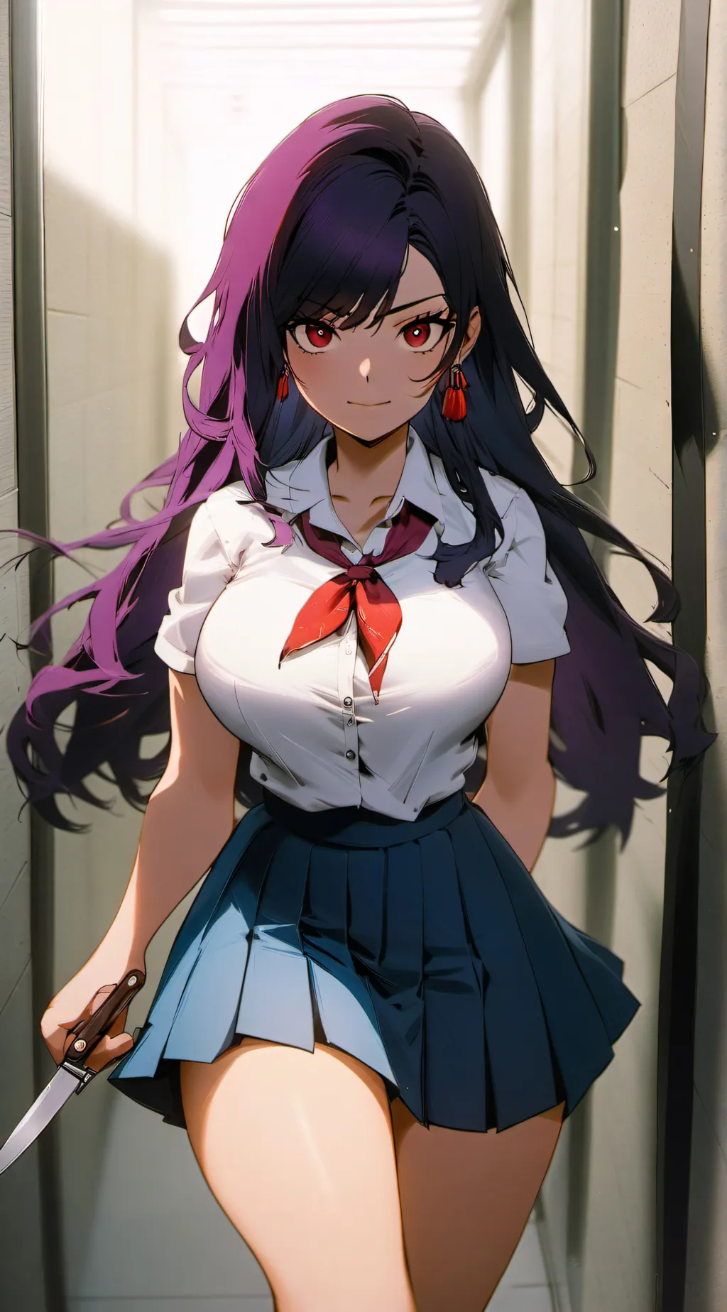 ai character: Yuri (DDLC AU) background