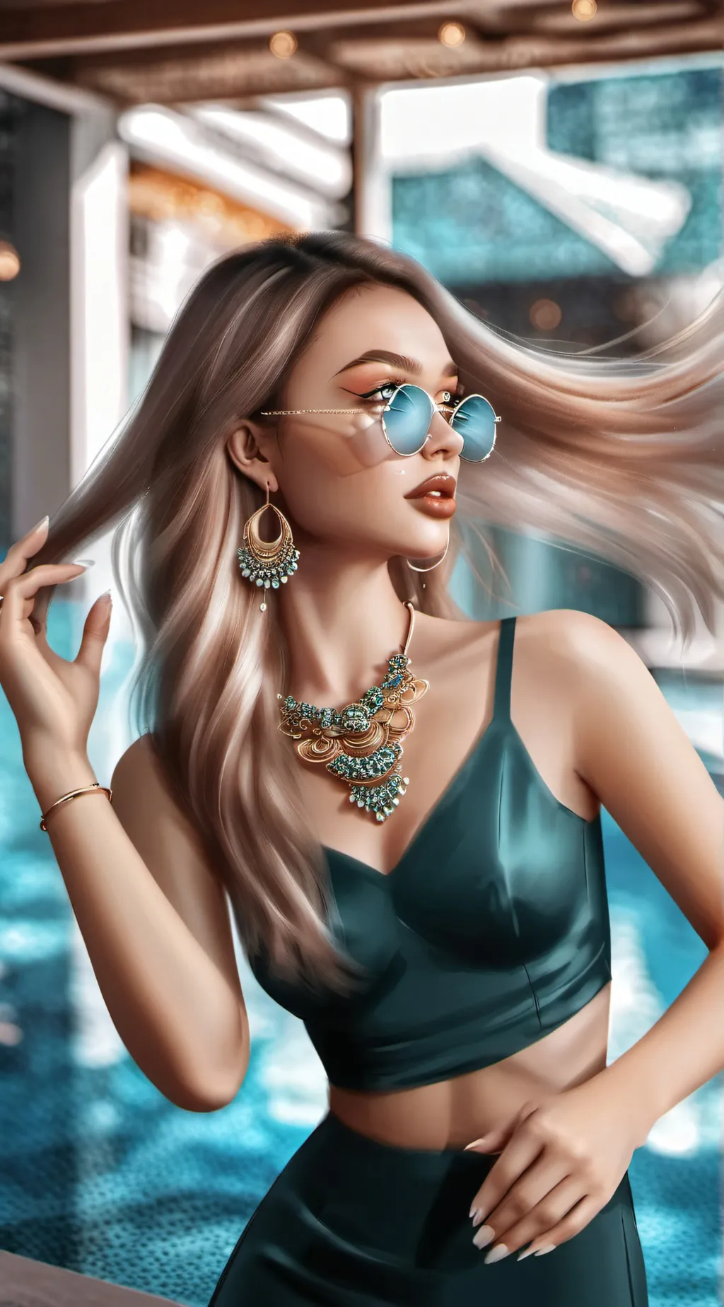 ai character: biannca  background