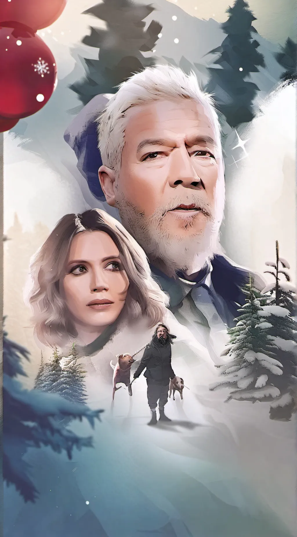 ai character: The Christmas tale background