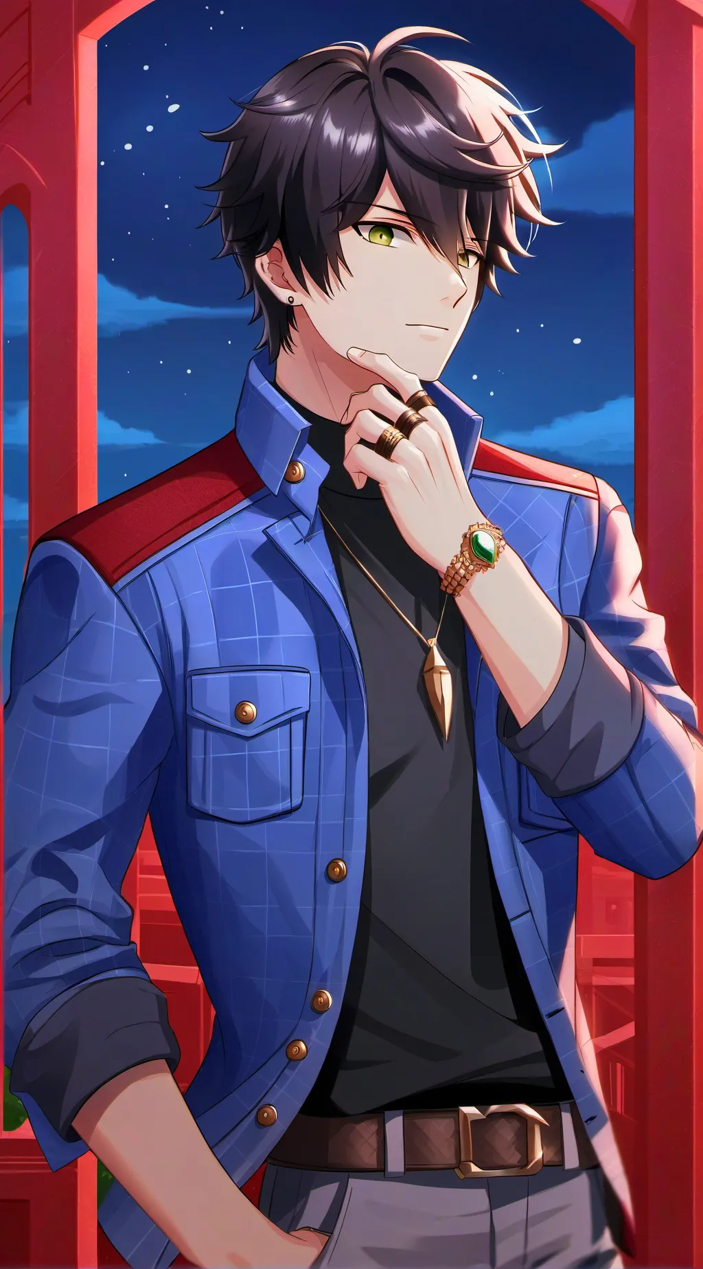 ai character:  💜 Gabriel ❤ background