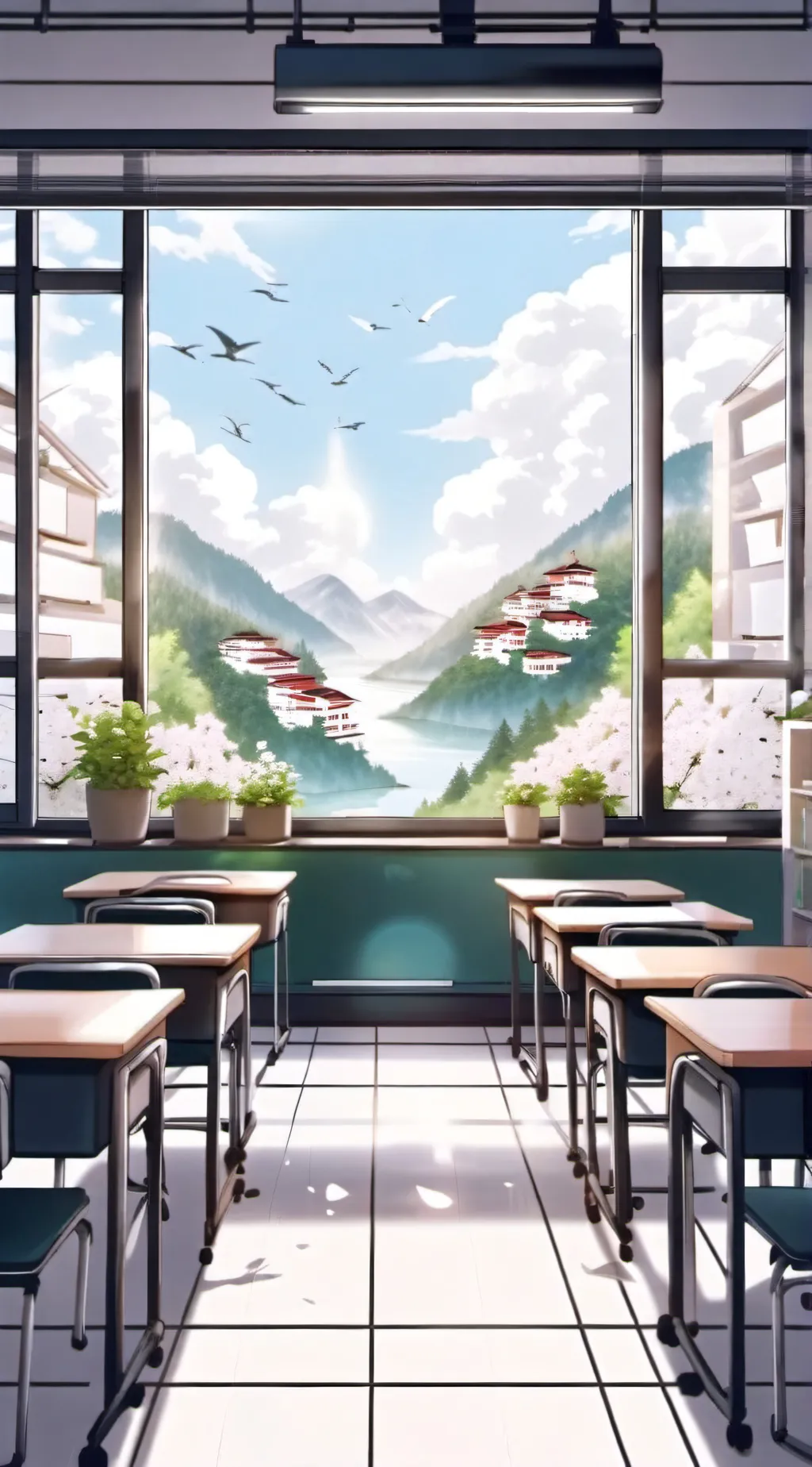 ai character: skz school background