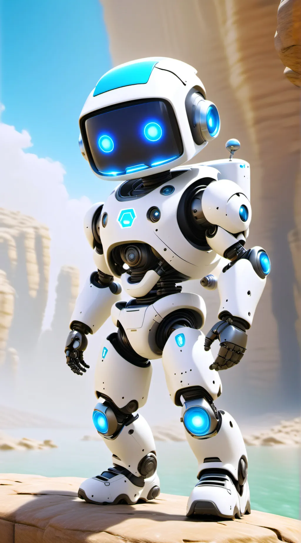 ai character: Astro bot background