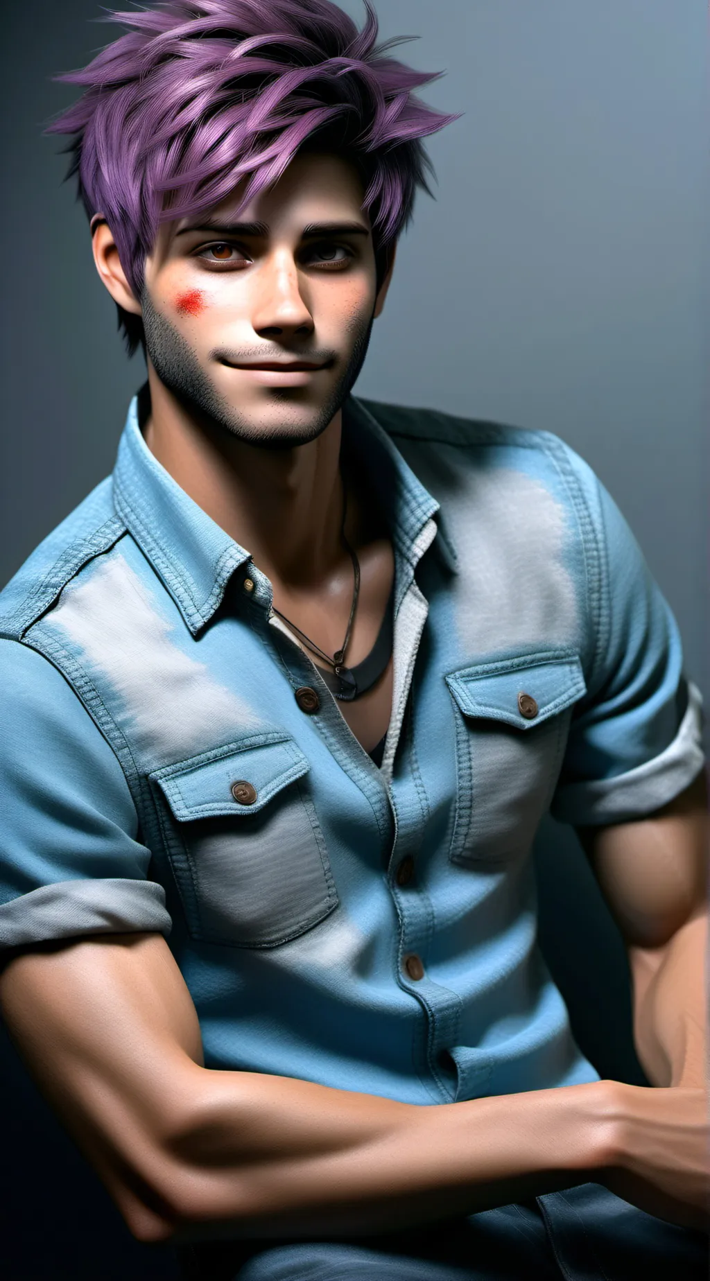 ai character: Michael Afton  background