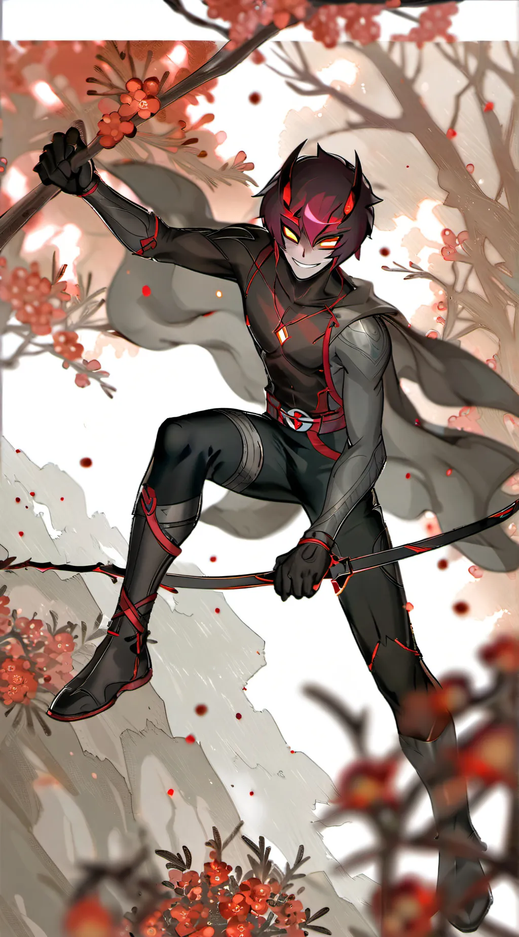 ai character: ALASTOR (i tryed) background