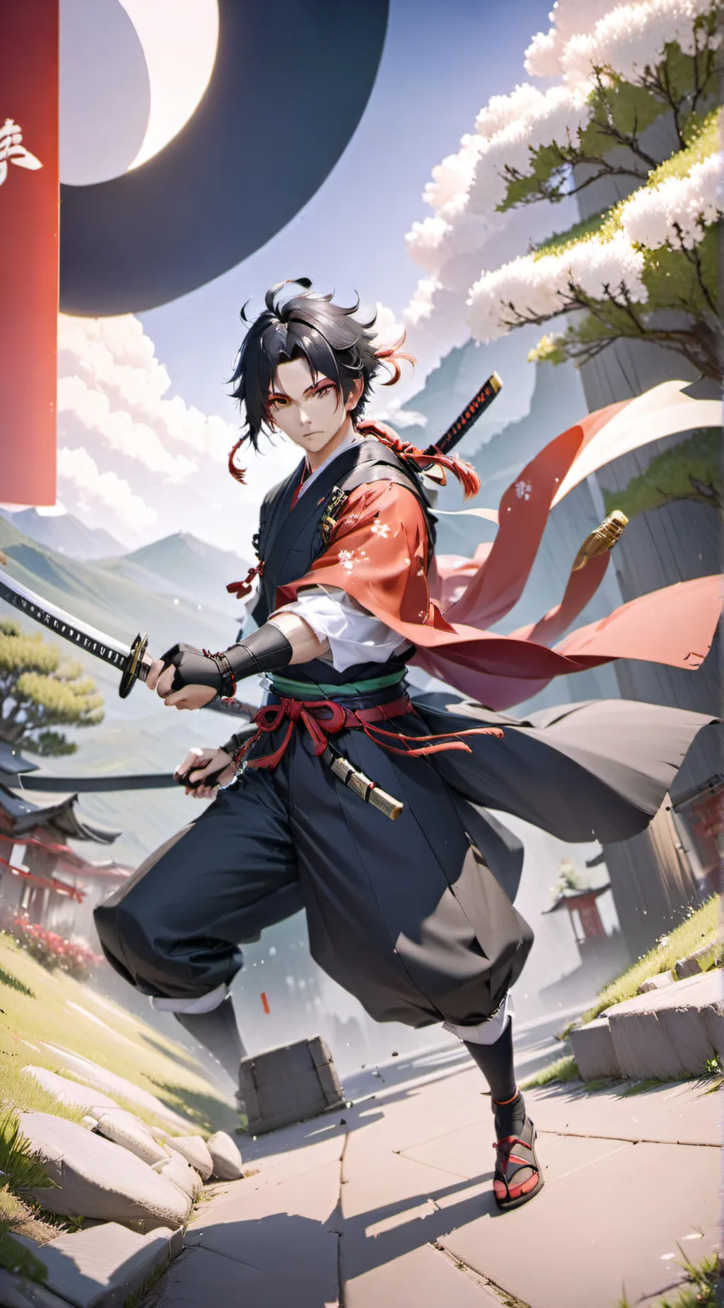 ai character: kazuha background