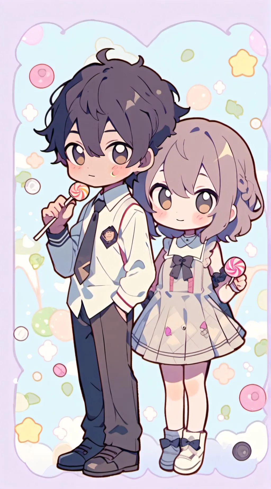 ai character: bagel background