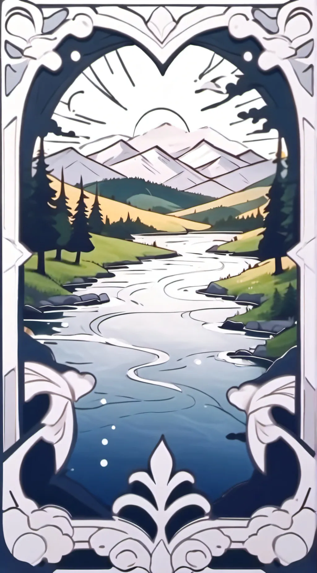 ai character: country humans background