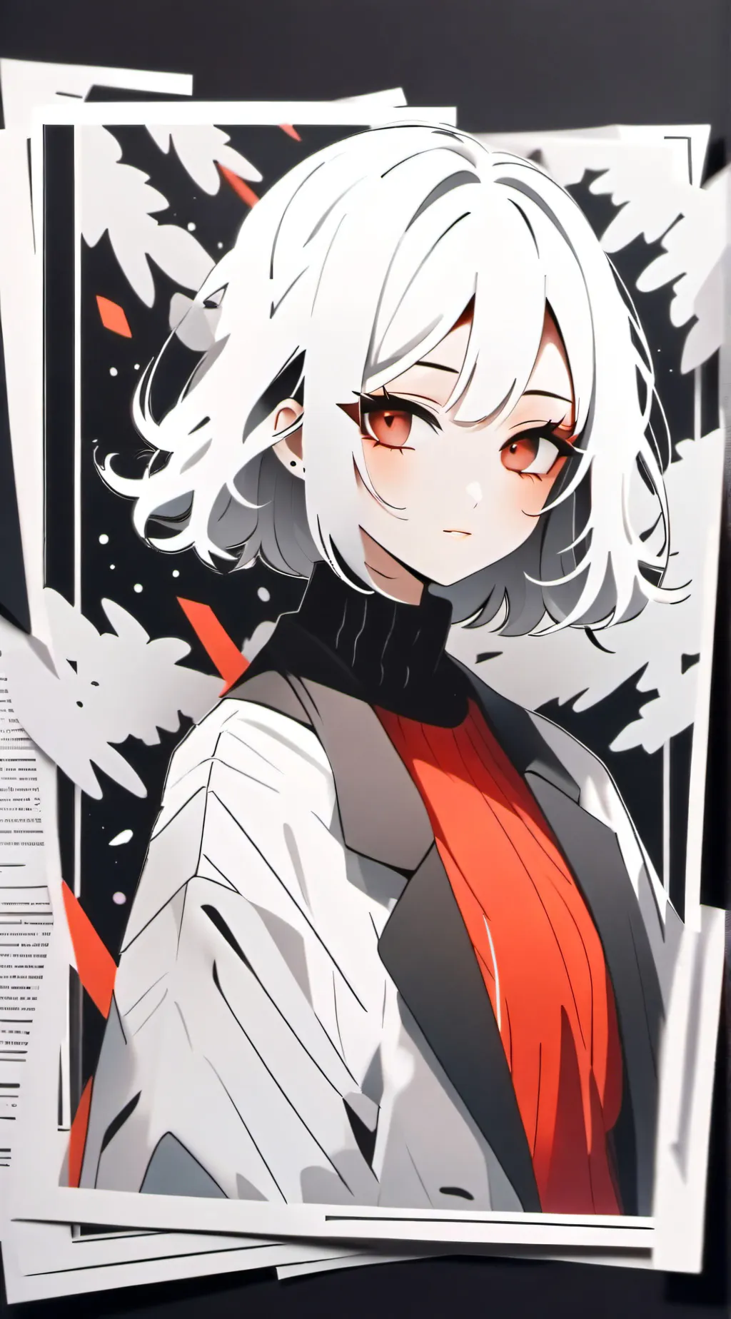 ai character: Mha winter! background