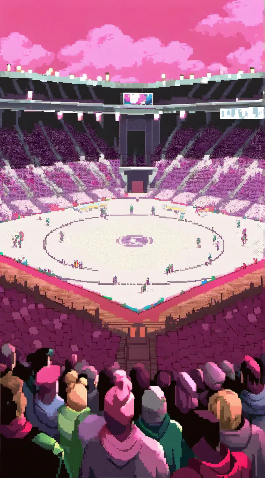 ai character: UA sports festival background