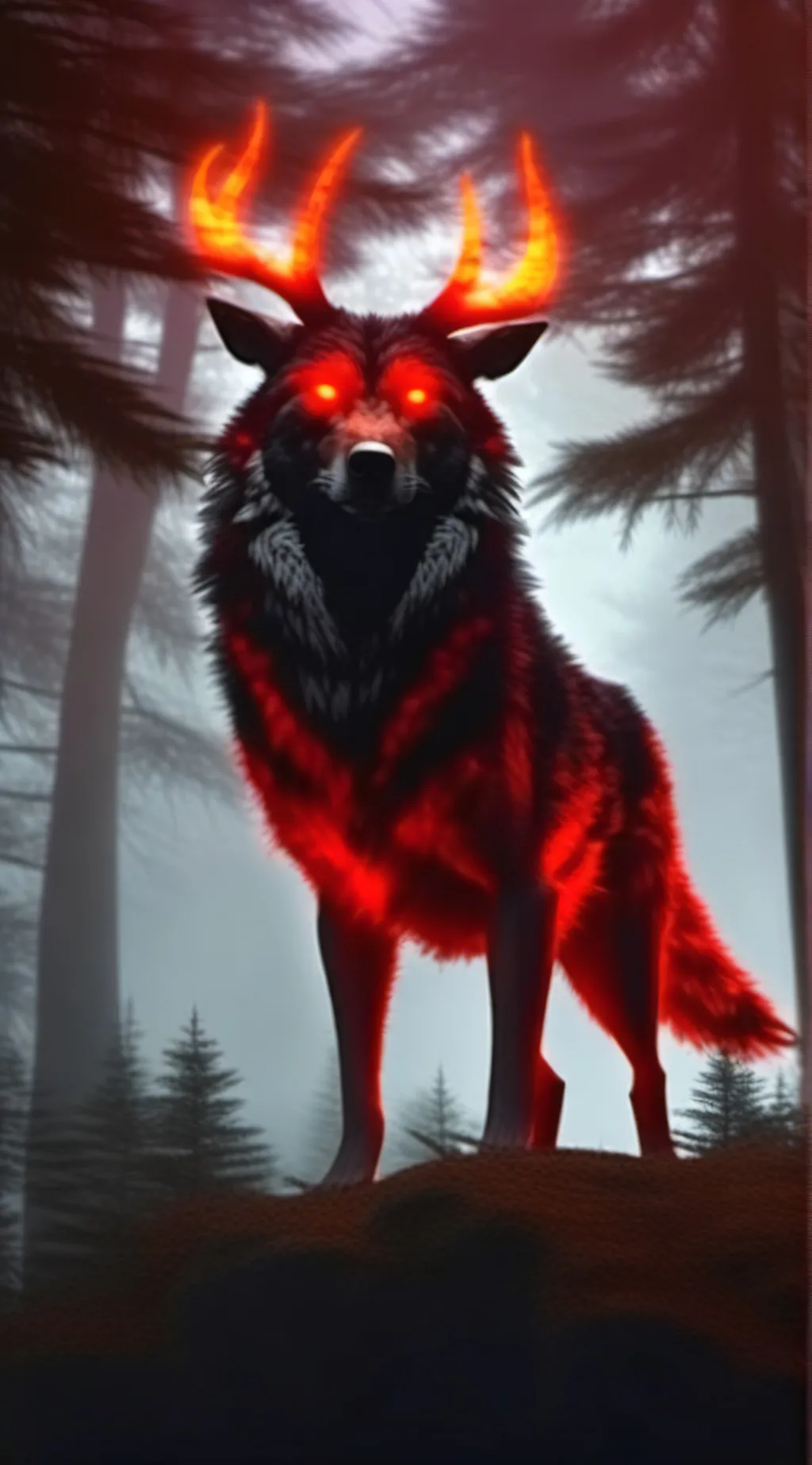 ai character: Luna background