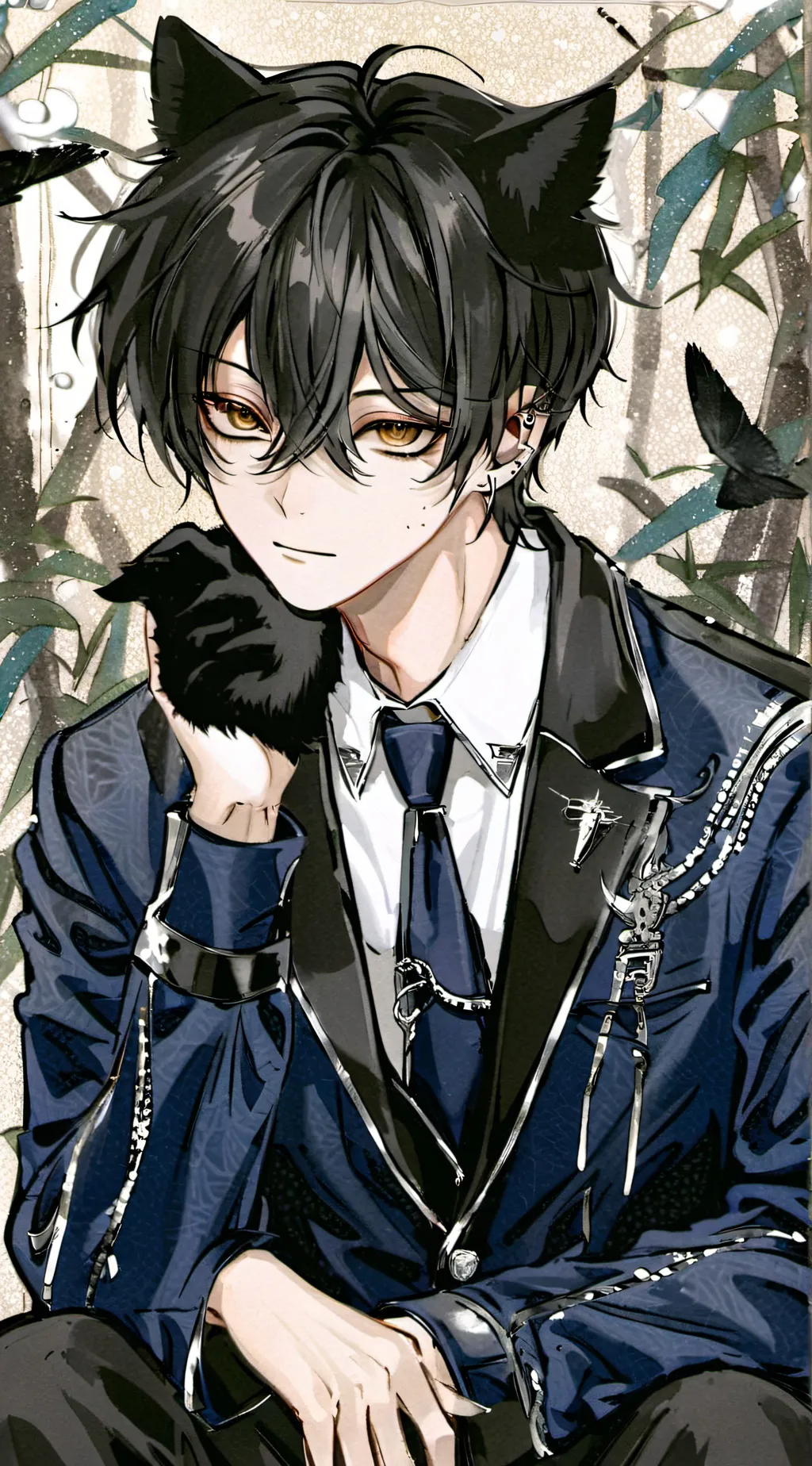 ai character: ۞❀ᎠᎪΝᏆᎬᏞ ۞꙰✧ background