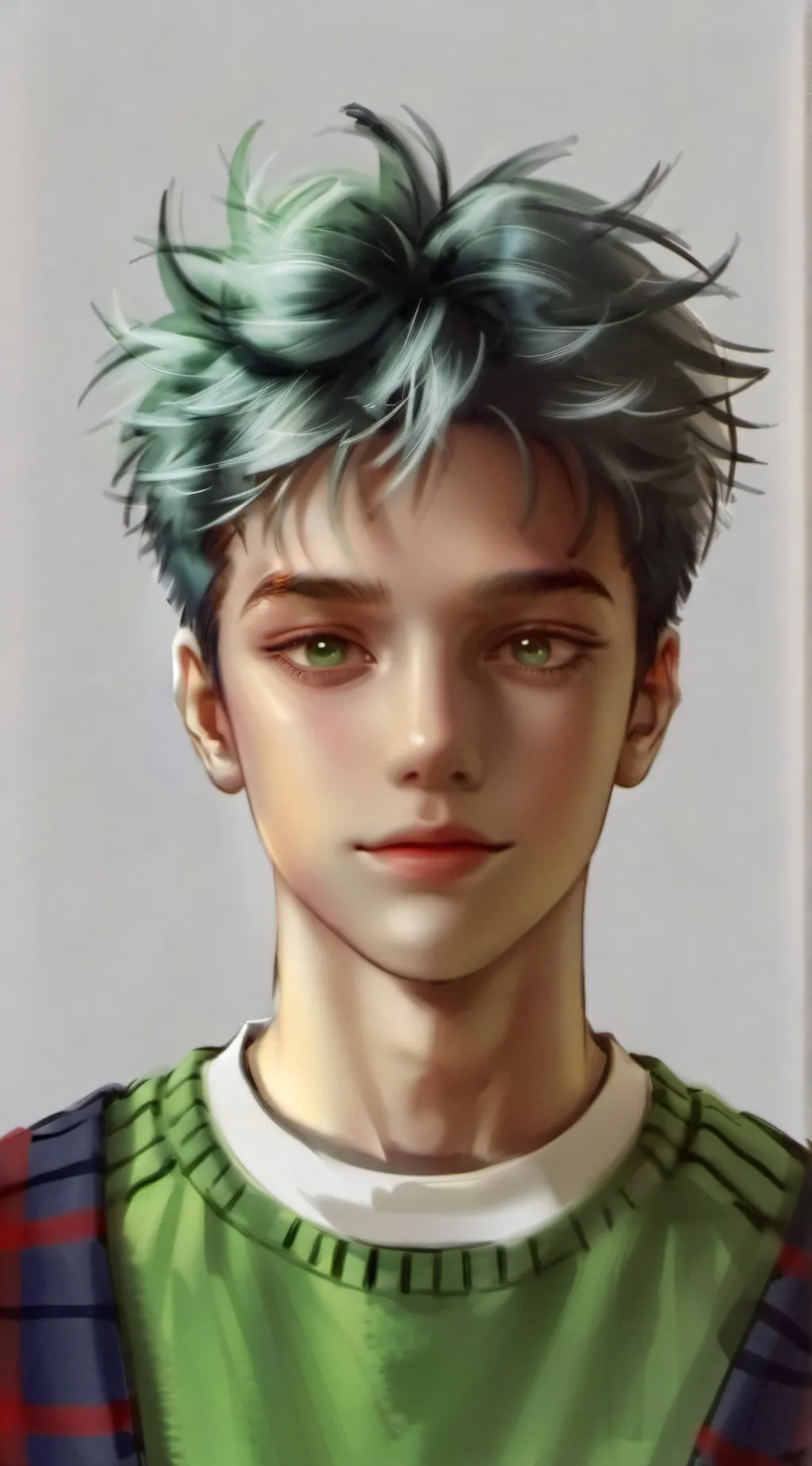 ai character: deku  background