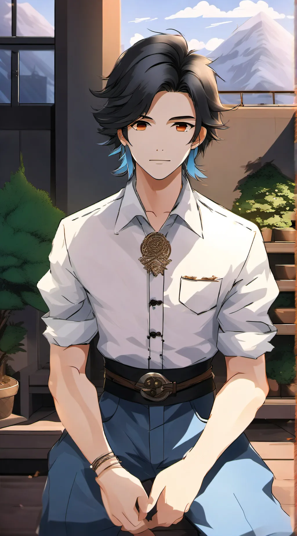 ai character: Ian background