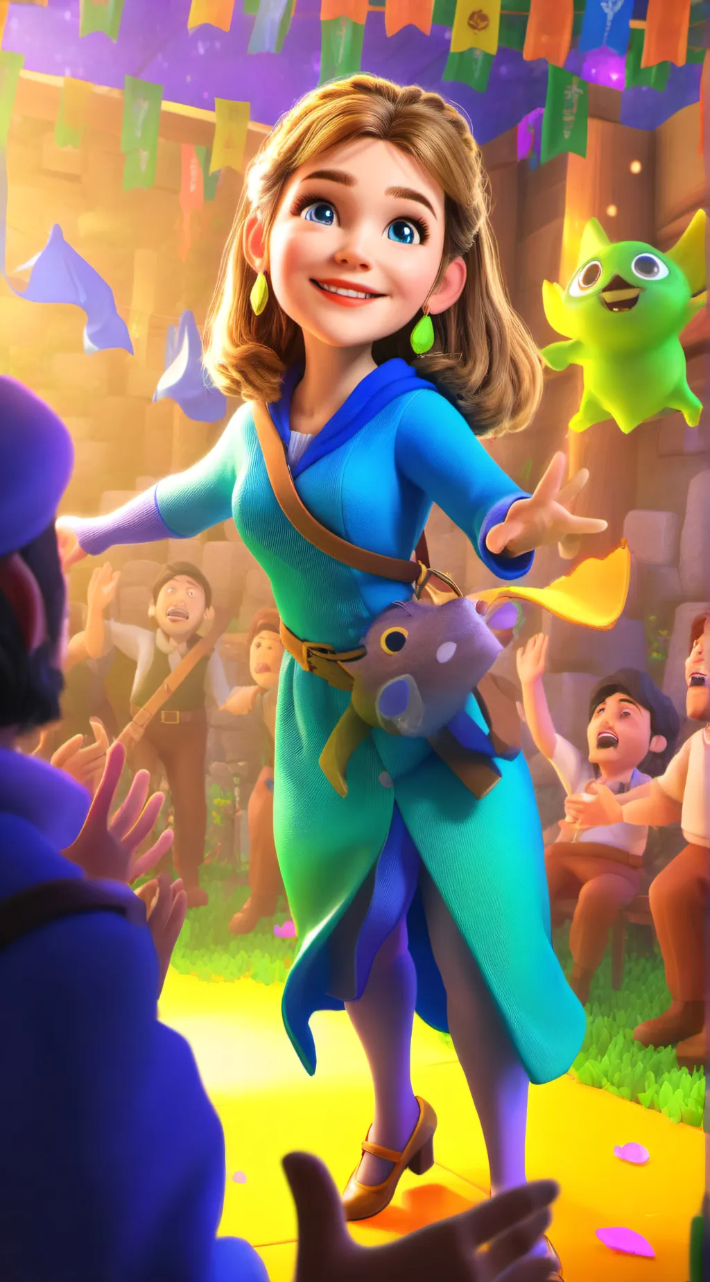 ai character: Luna  background