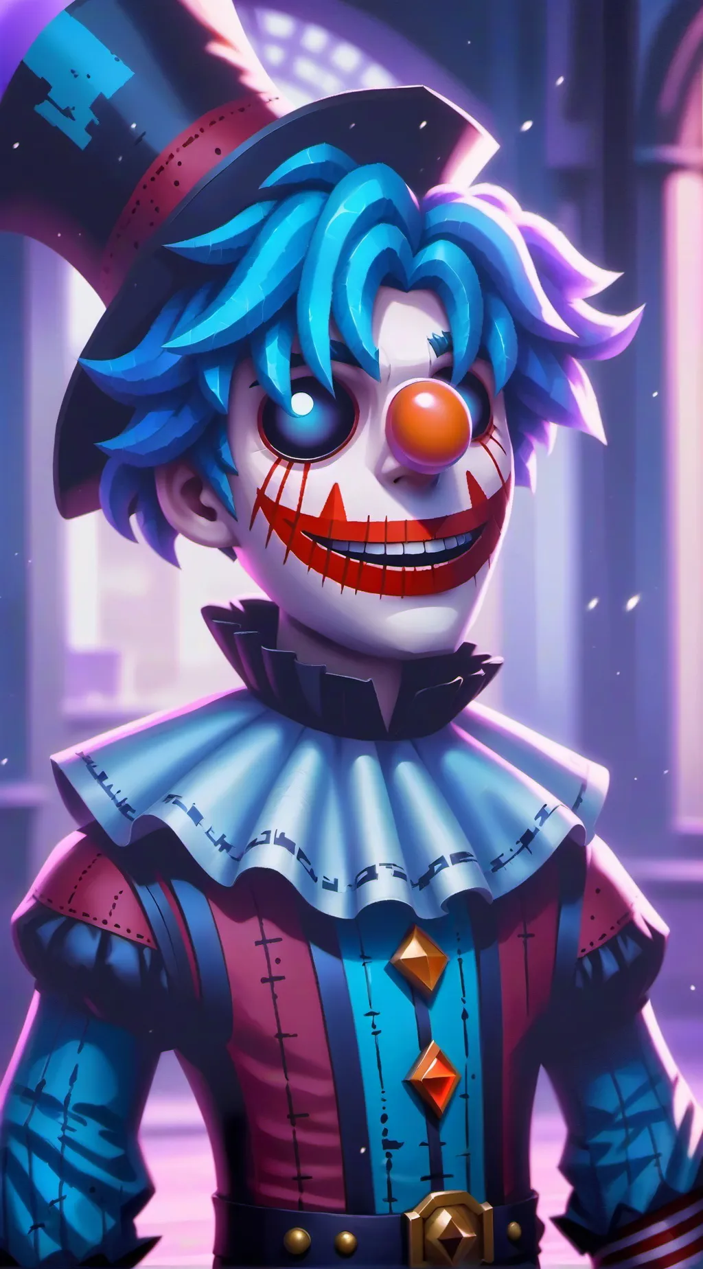 ai character: The clown background