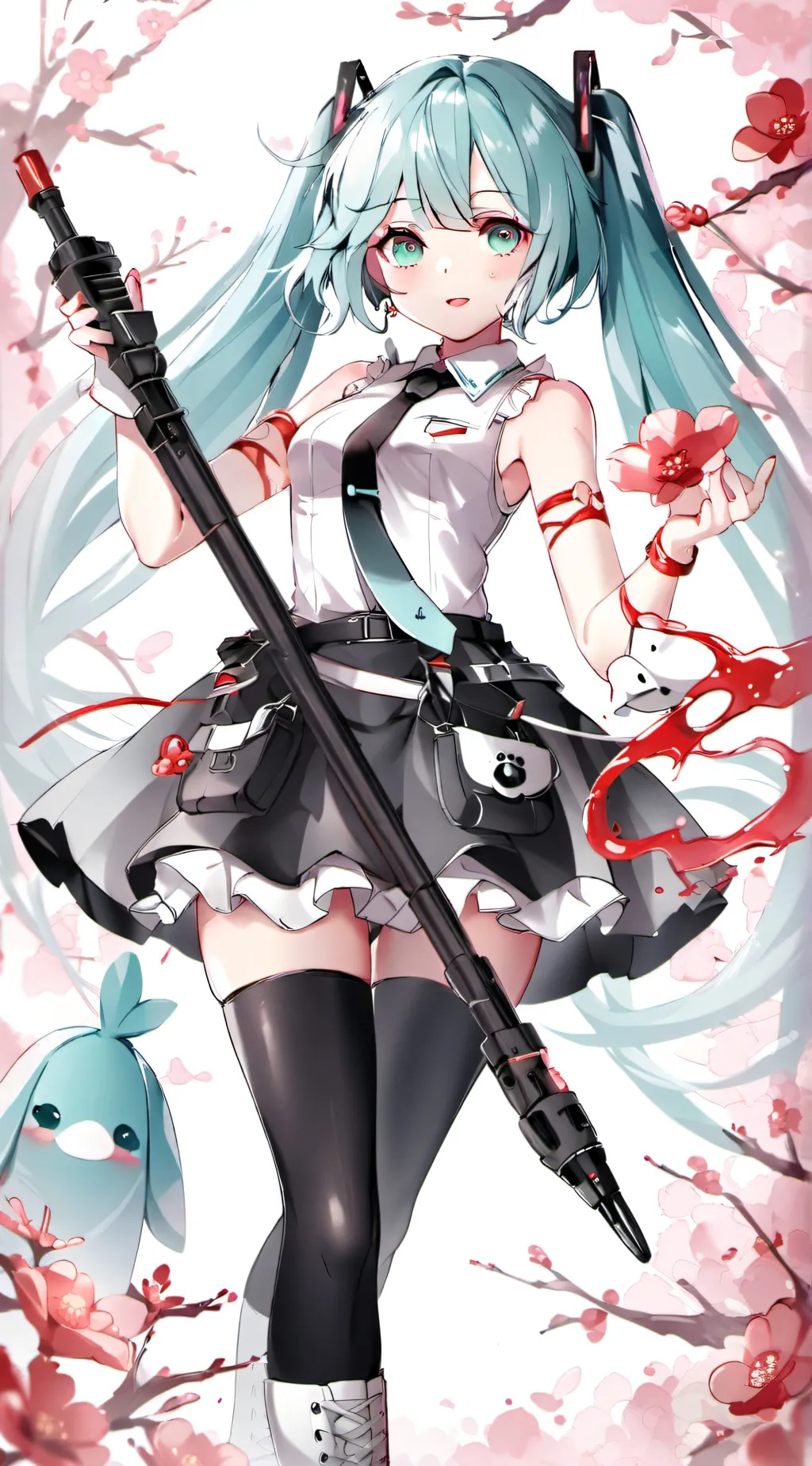 ai character: hatsune miku♡ background