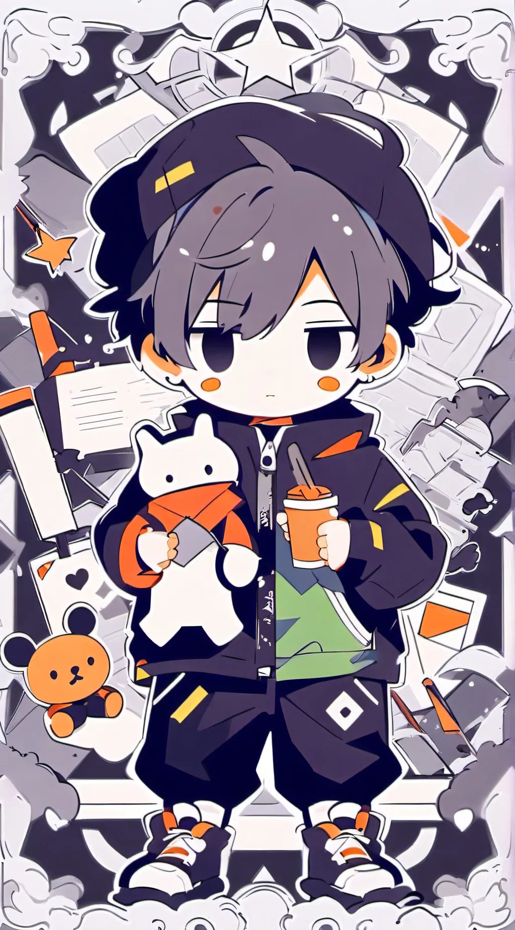 ai character: badle background