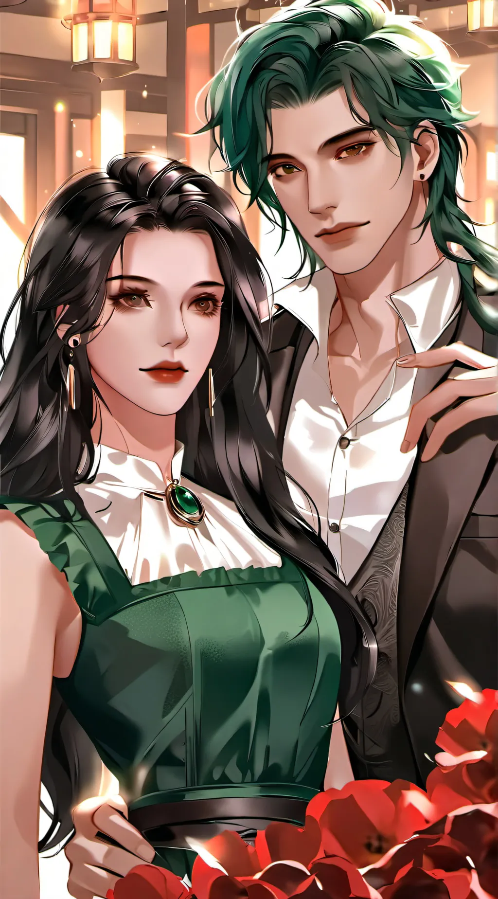 ai character: zoro's parents  background