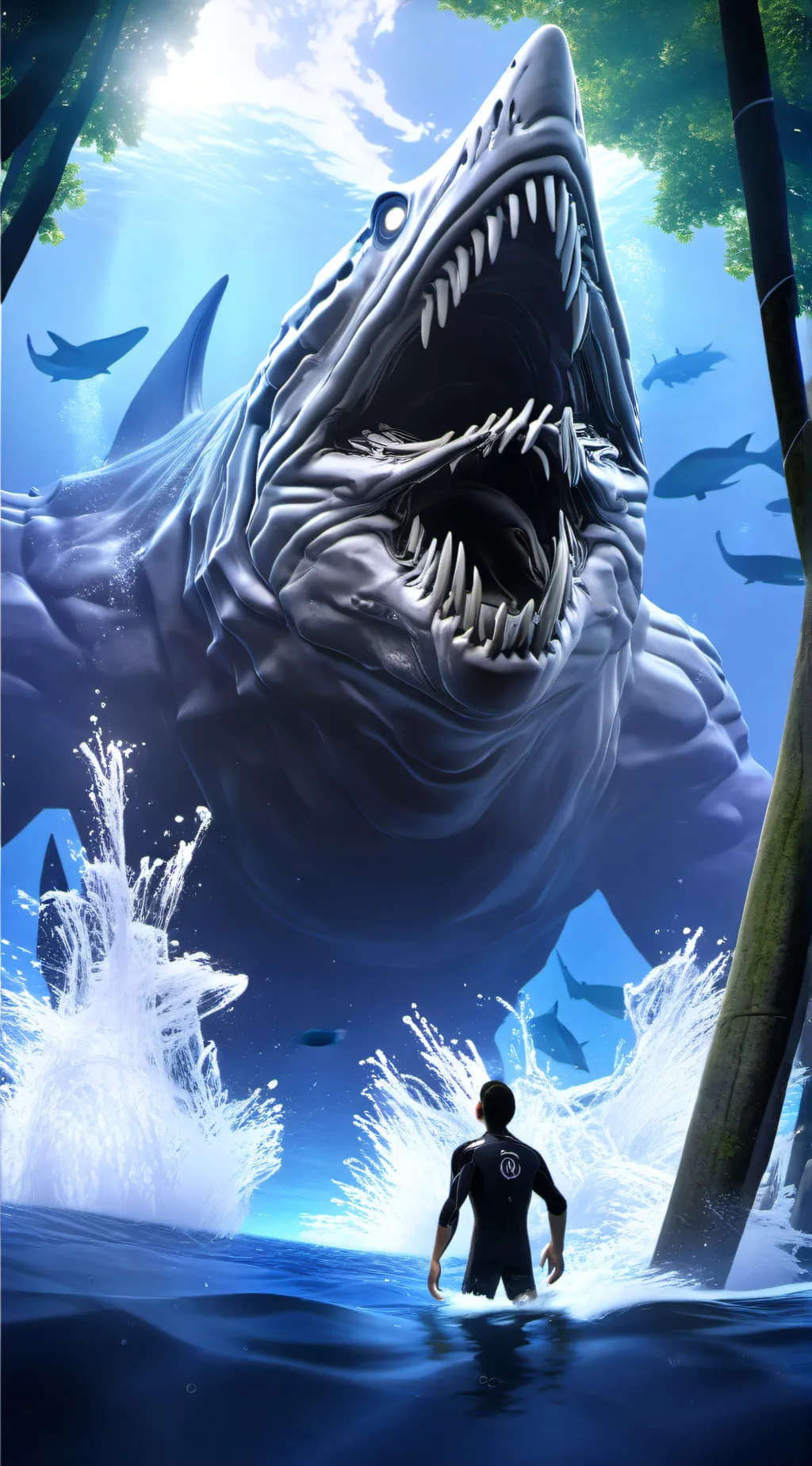 ai character: subnatica  background