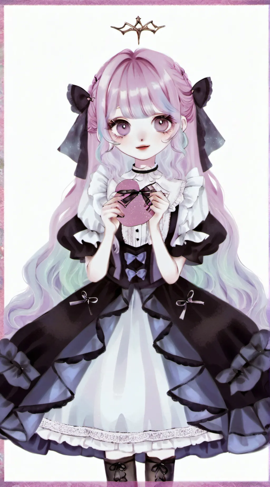 ai character: young lilly  background