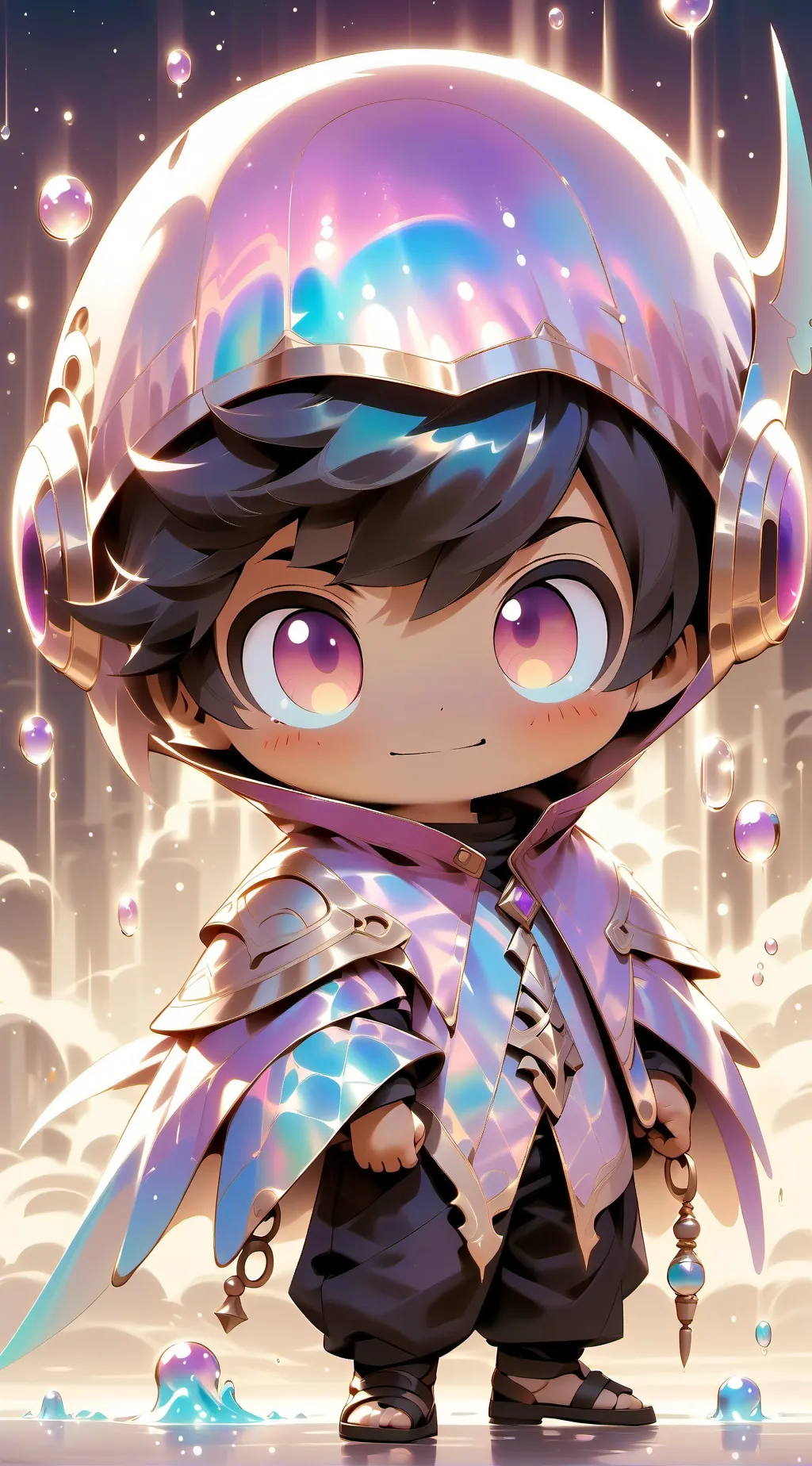 ai character: dw beach background