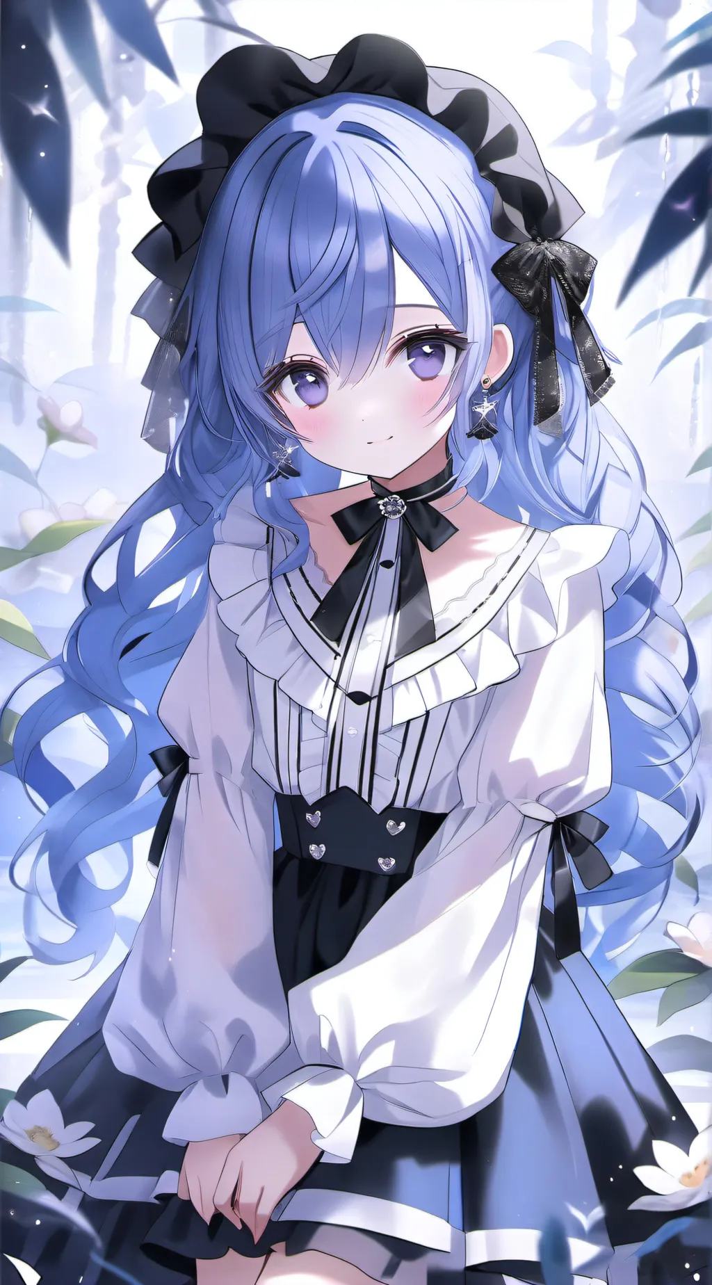 ai character: girl gamer  background