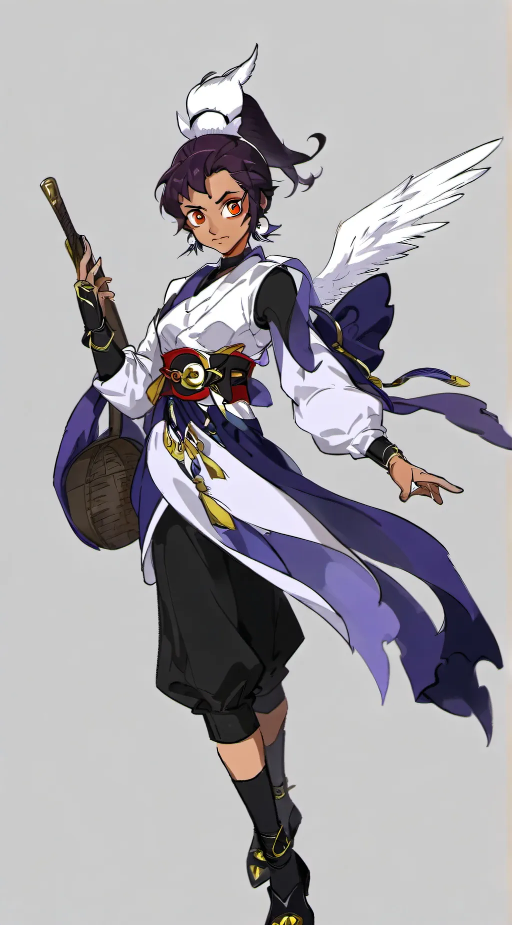 ai character: mha shoji and momo background