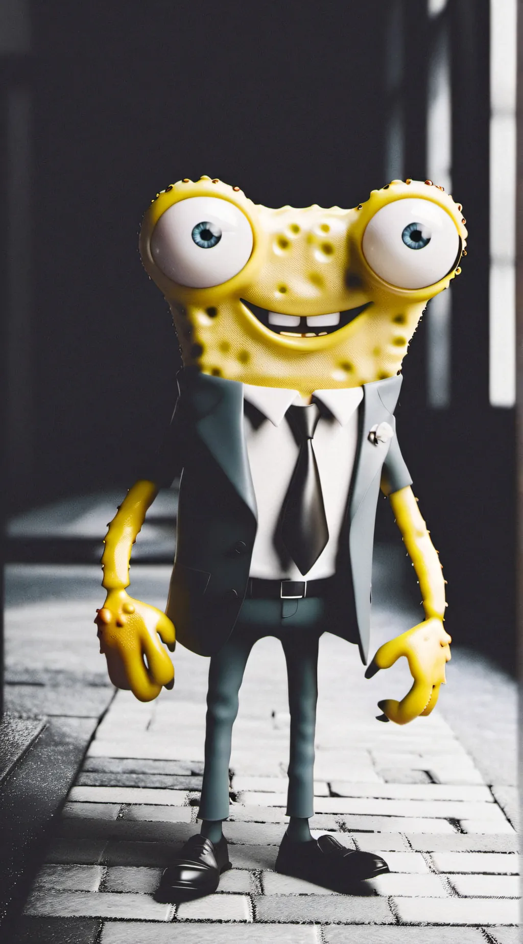 ai character: Spongebob! background