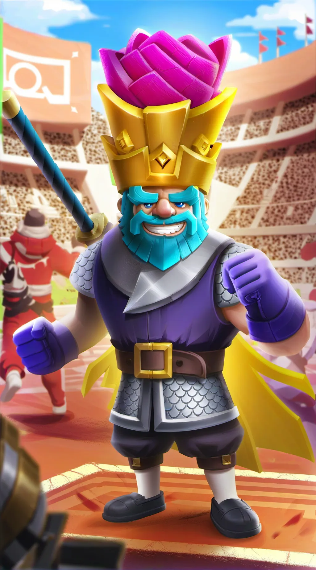 ai character: wolf The😈 background